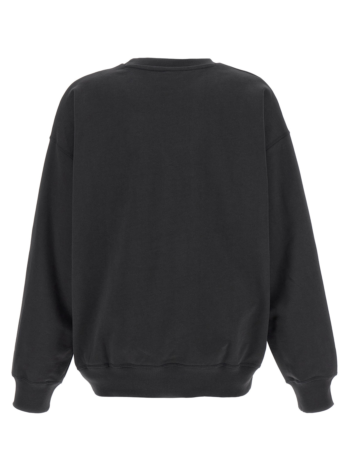Ganni Black Organic Cotton Women's Sweatshirt