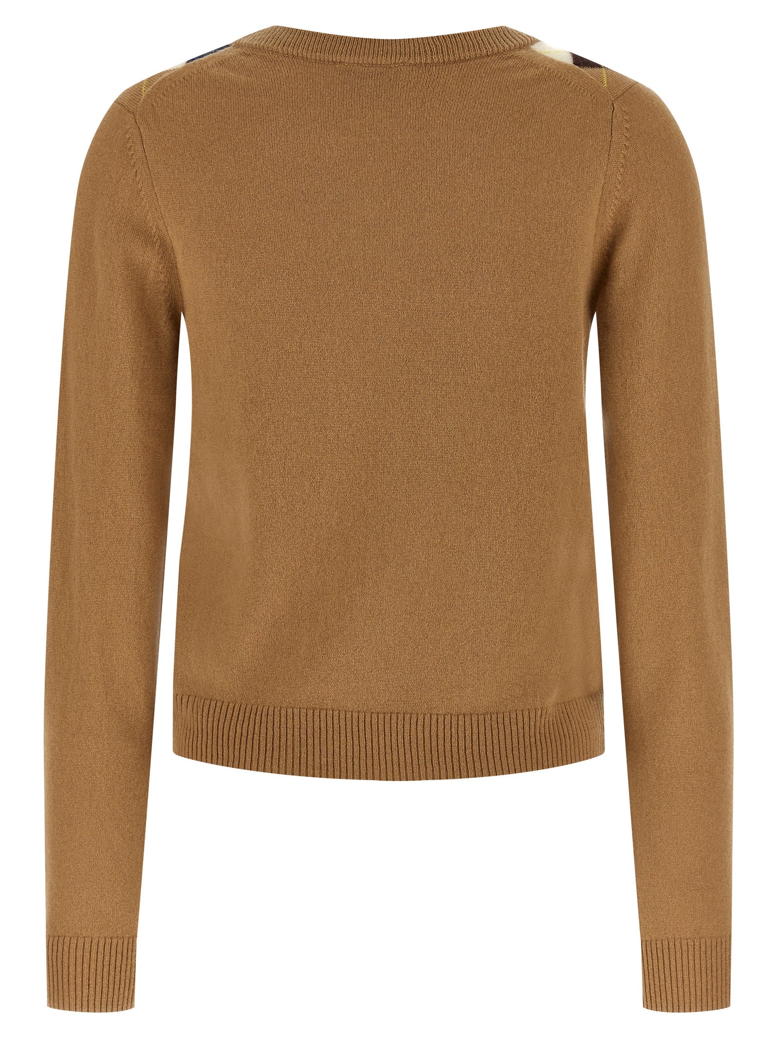 Ganni Beige Wool Women's Cardigan