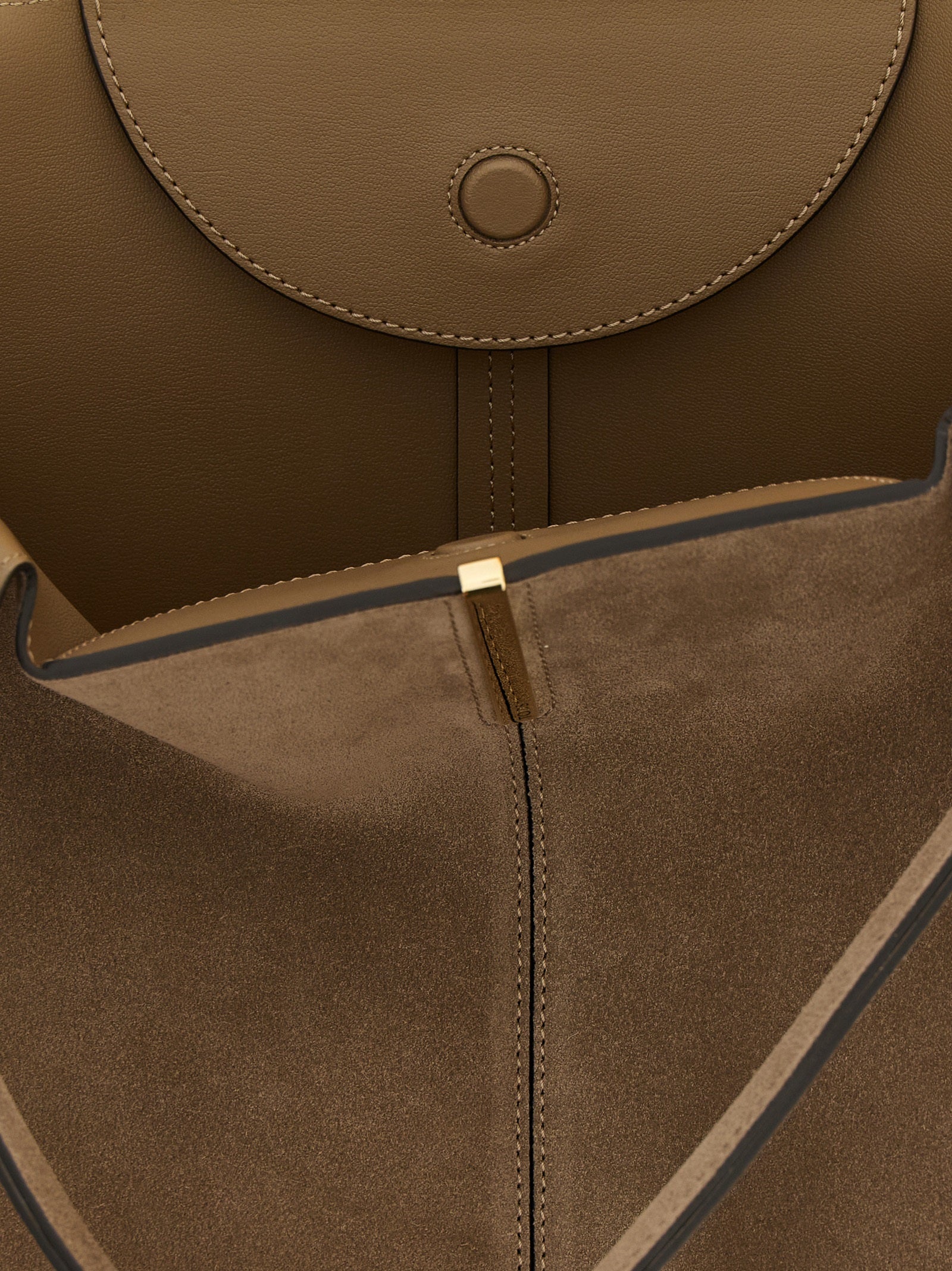 Tod's Beige Calfskin Tote Women's Bag