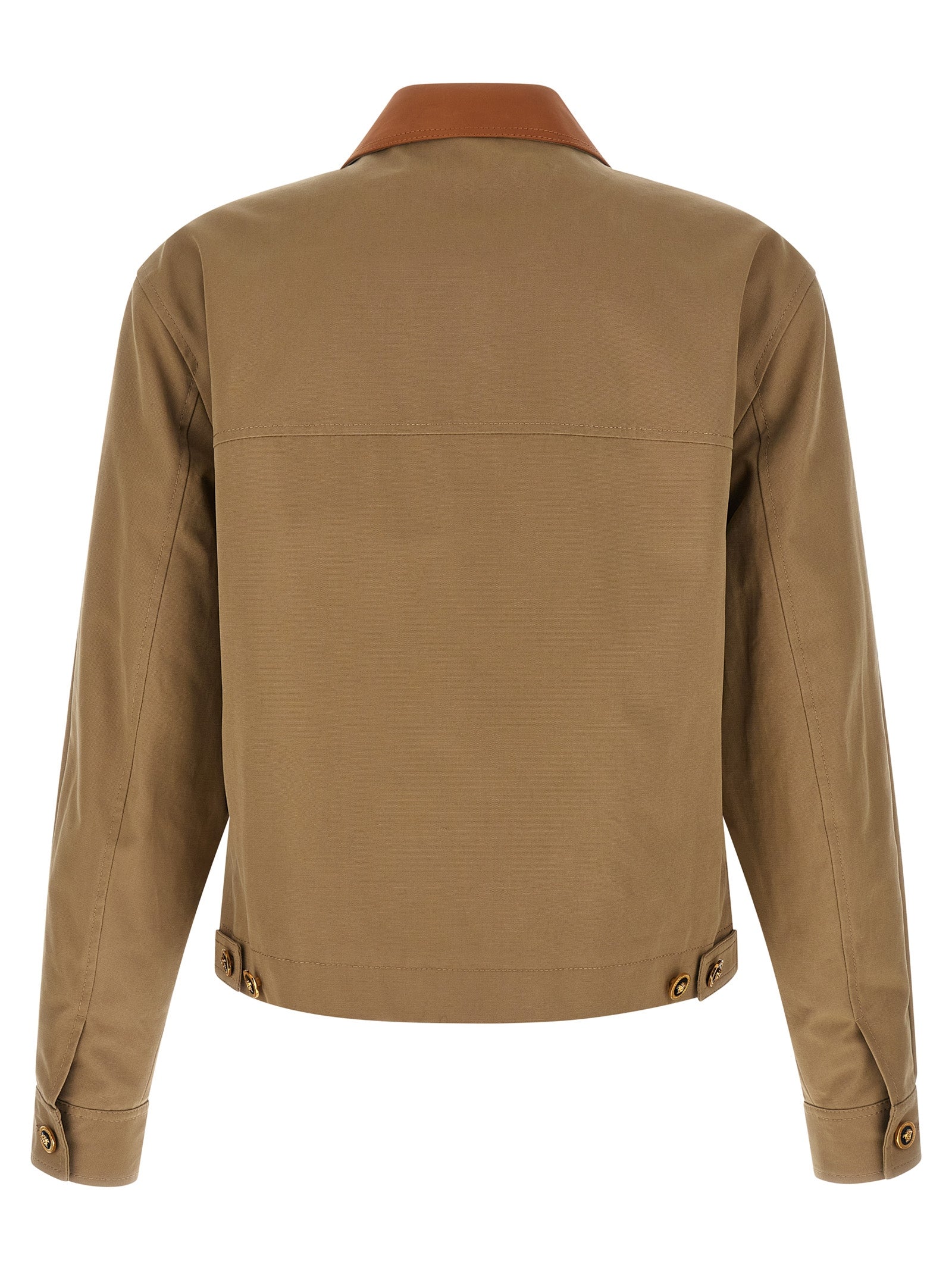 Versace Beige Cotton Men's Jacket