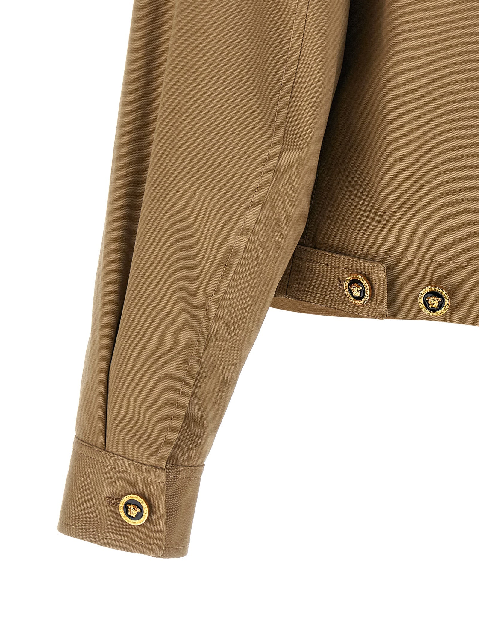 Versace Beige Cotton Men's Jacket