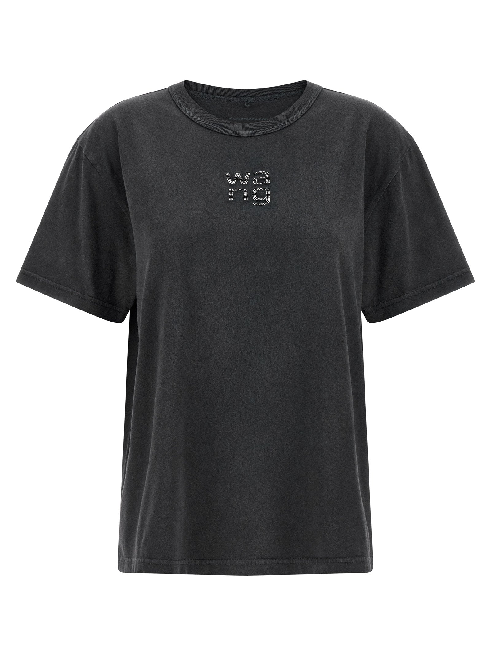 T BY ALEXANDER WANG Black Cotton Women's T-Shirt