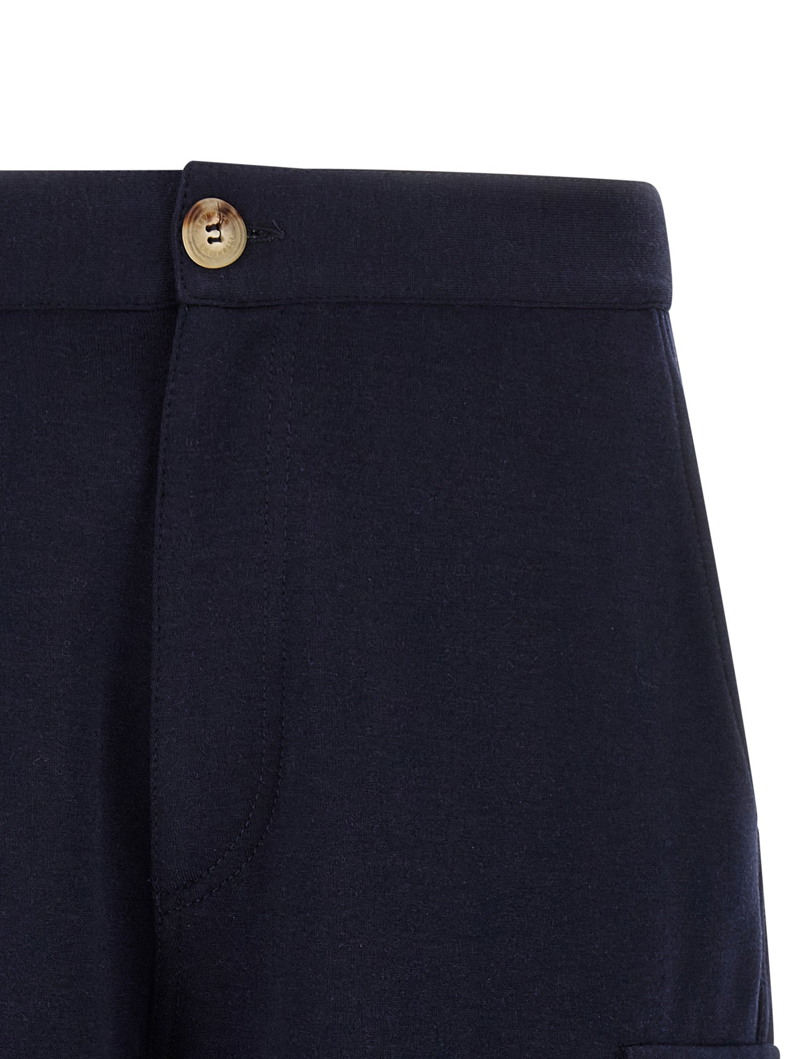 Brunello Cucinelli Blue Cotton Bermuda Men's Shorts