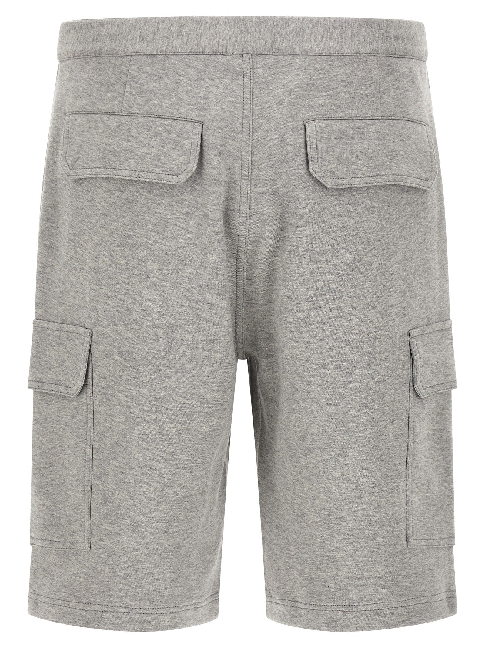 Brunello Cucinelli Gray Cotton Bermuda Men's Shorts