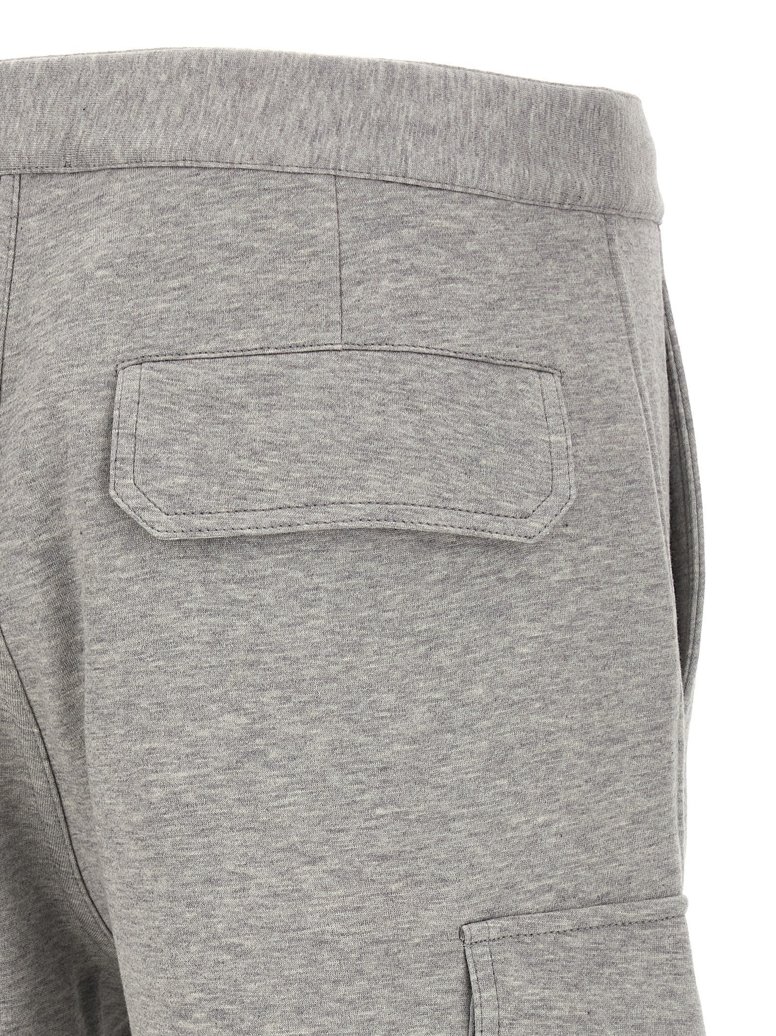 Brunello Cucinelli Gray Cotton Bermuda Men's Shorts
