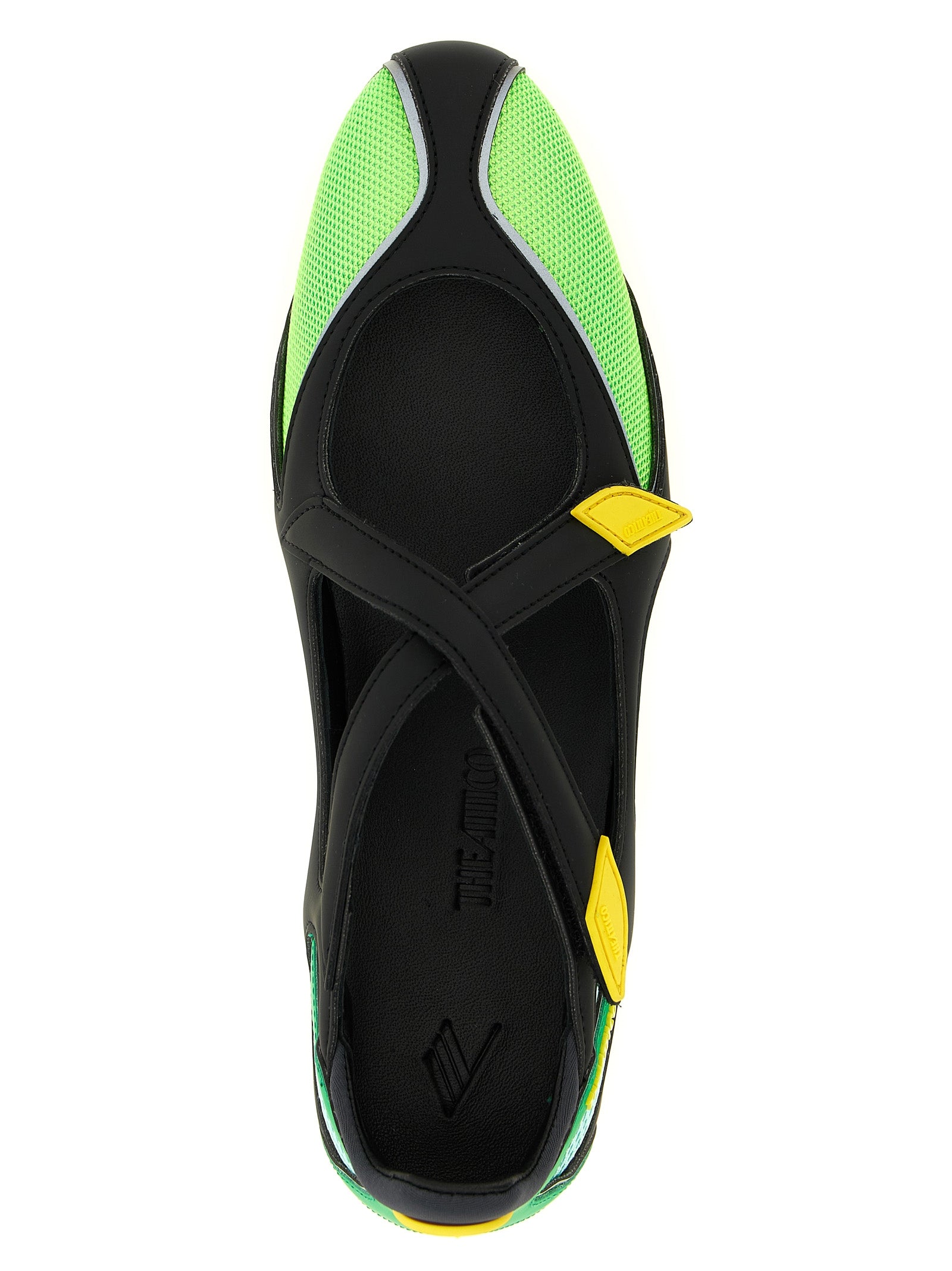 The Attico Bicolor Polyethylene Ballet Women's Flats