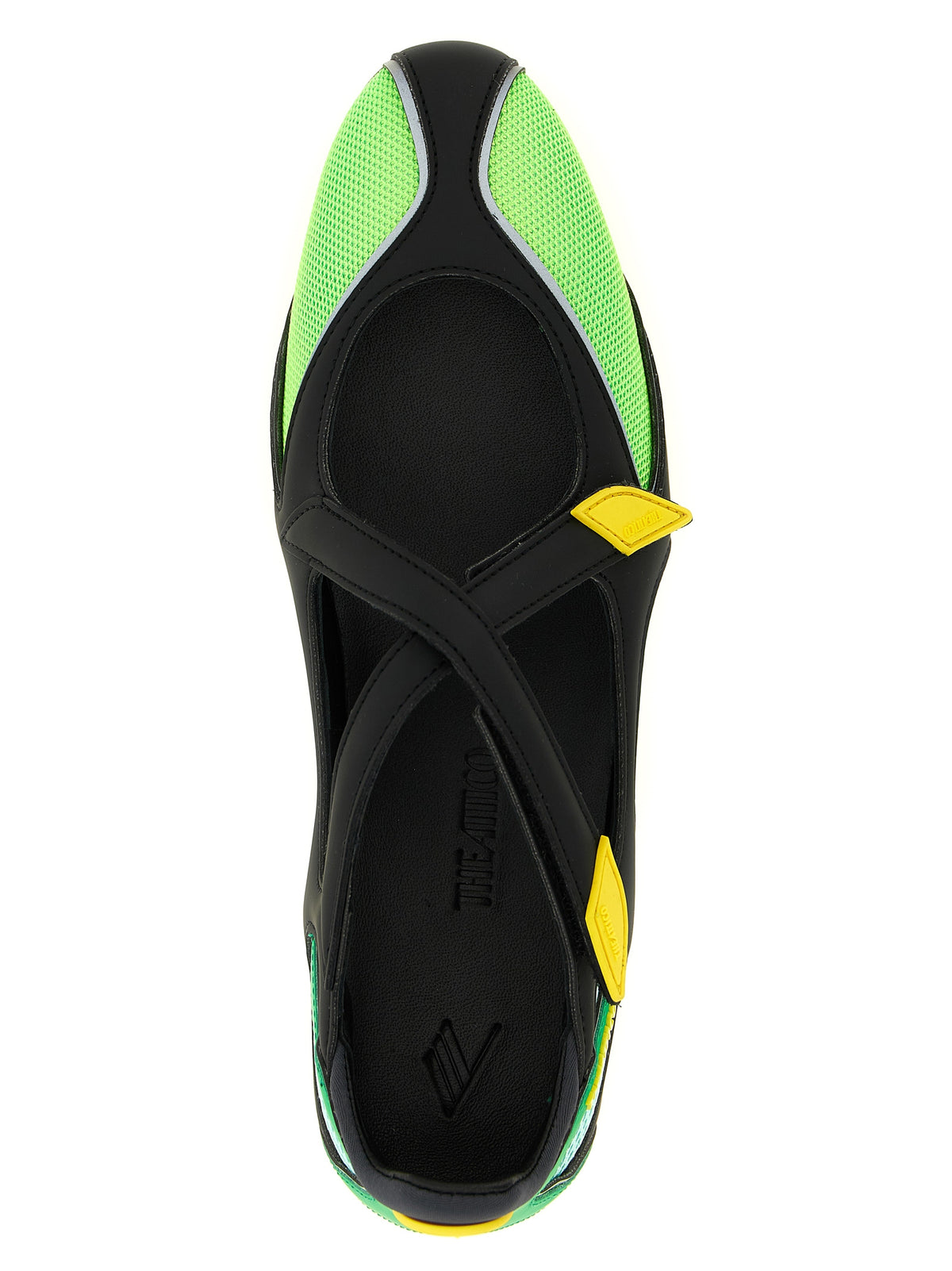 The Attico Bicolor Polyethylene Ballet Women's Flats
