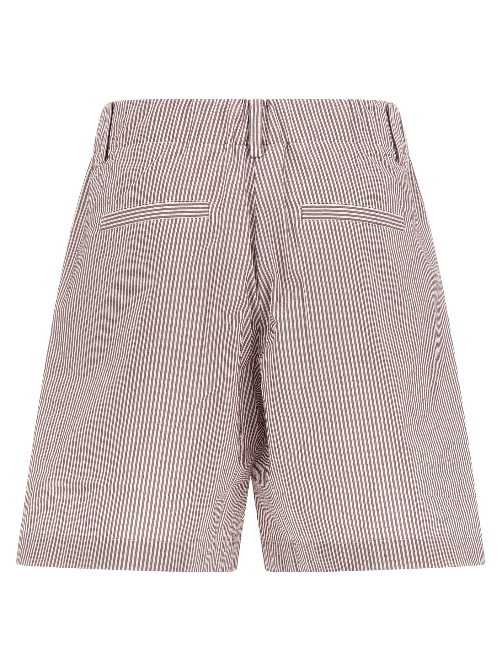 Brunello Cucinelli Multicolor Cotton Bermuda Women's Shorts