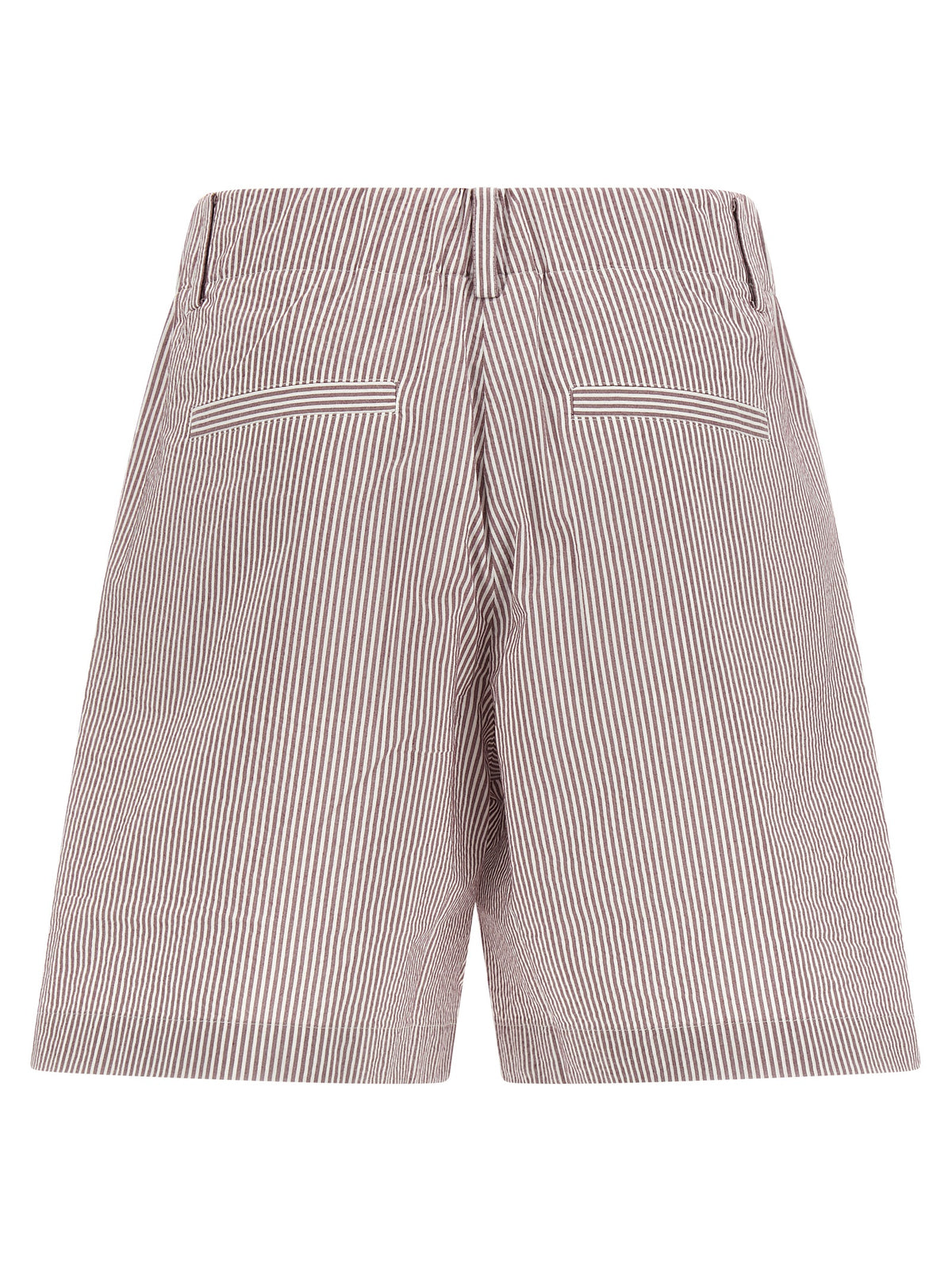 Brunello Cucinelli Multicolor Cotton Bermuda Women's Shorts
