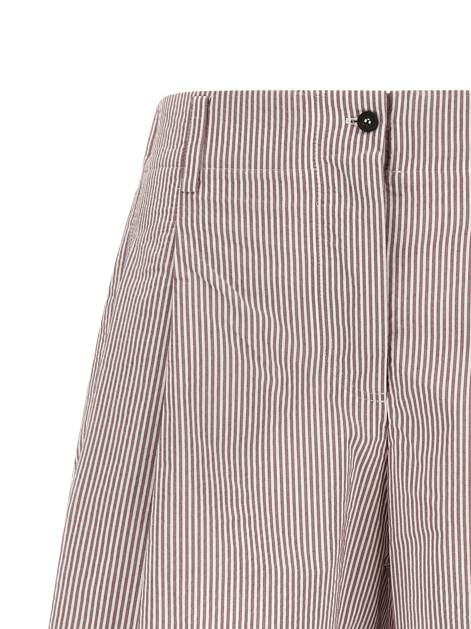 Brunello Cucinelli Multicolor Cotton Bermuda Women's Shorts
