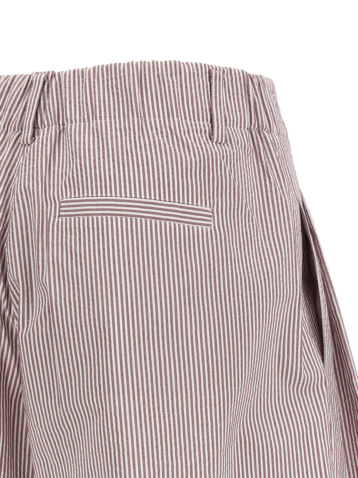 Brunello Cucinelli Multicolor Cotton Bermuda Women's Shorts