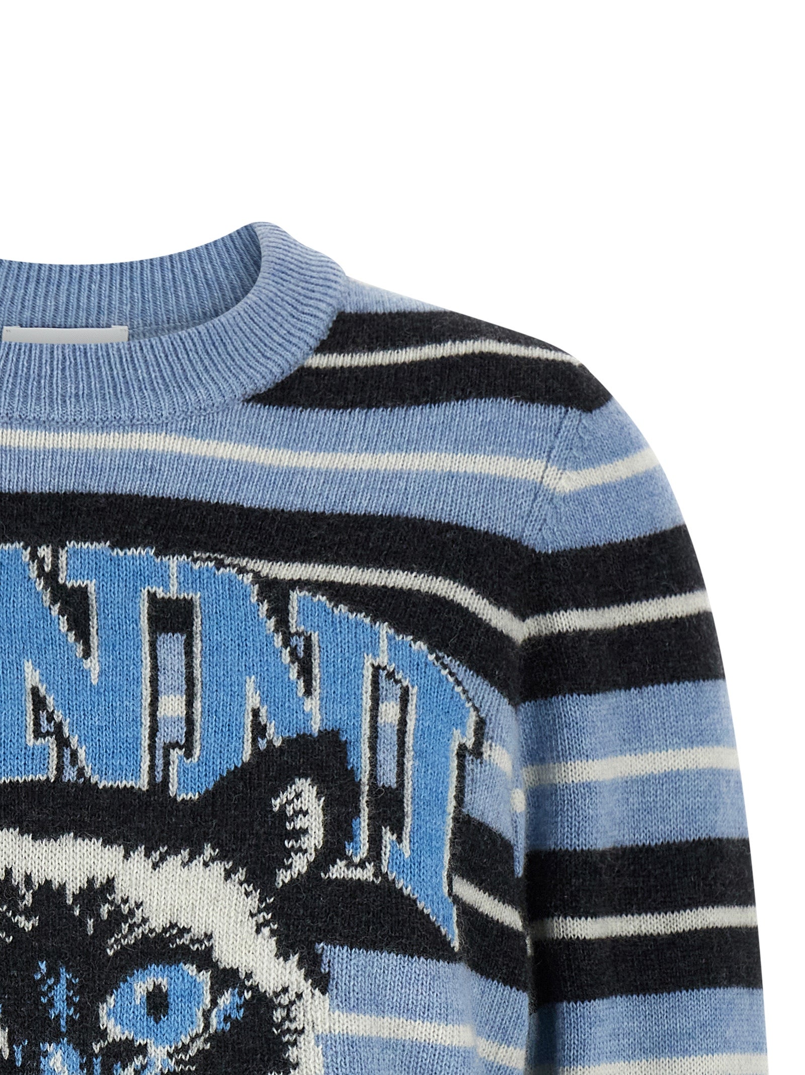 Ganni Blue Wool Women's Cardigan