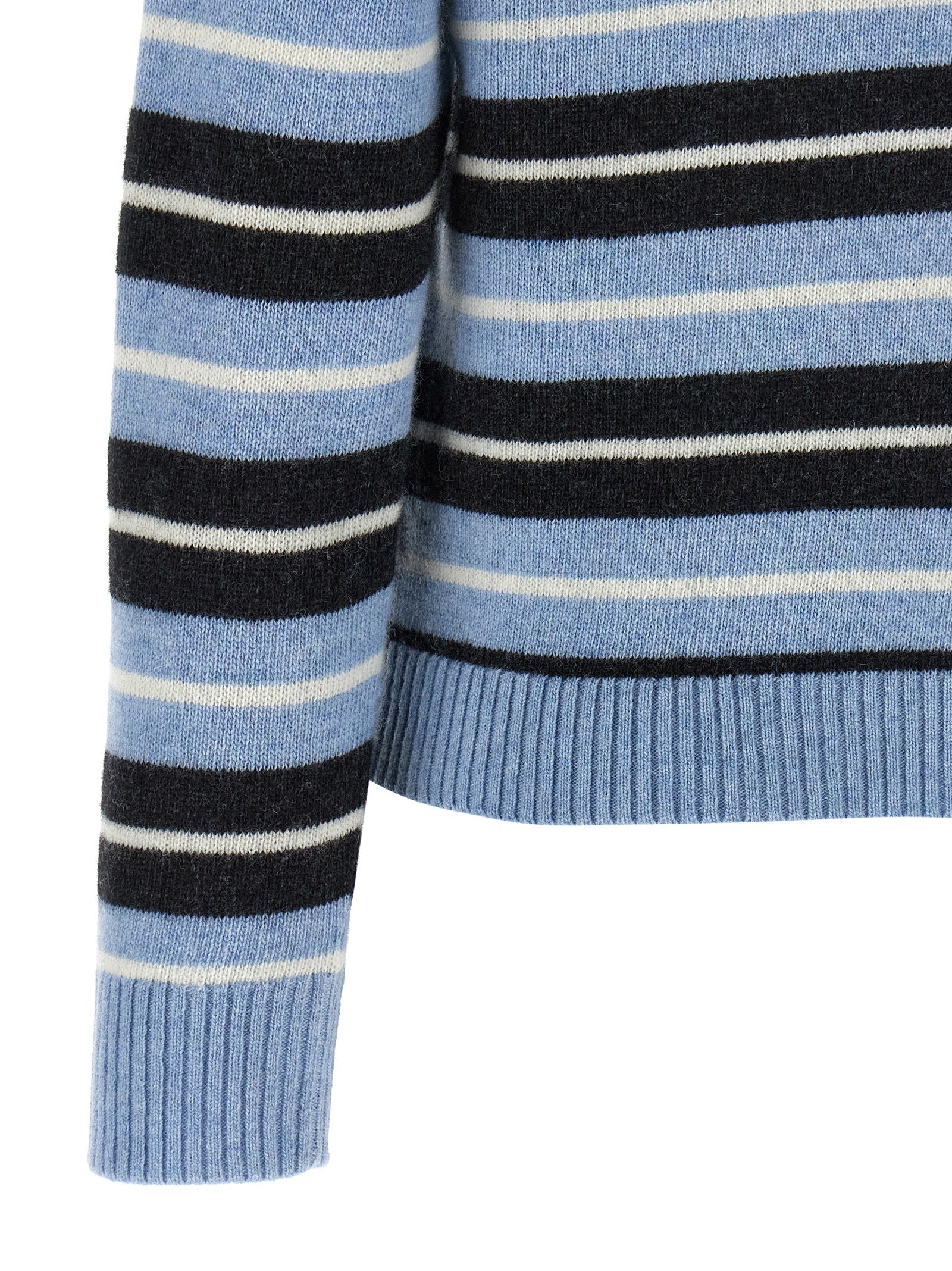 Ganni Blue Wool Women's Cardigan