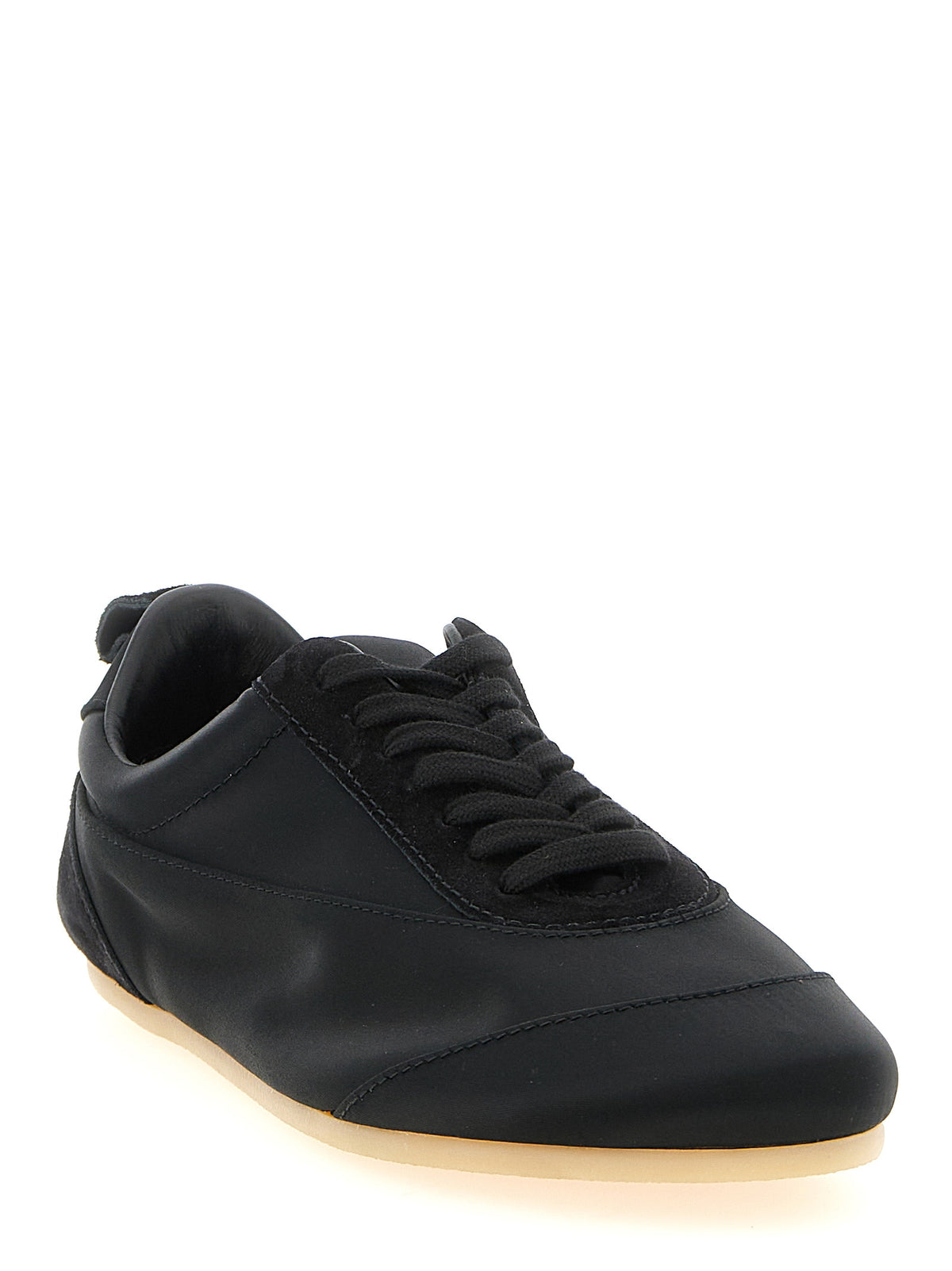 Jil Sander Black Cotton Low Top Women's Sneakers