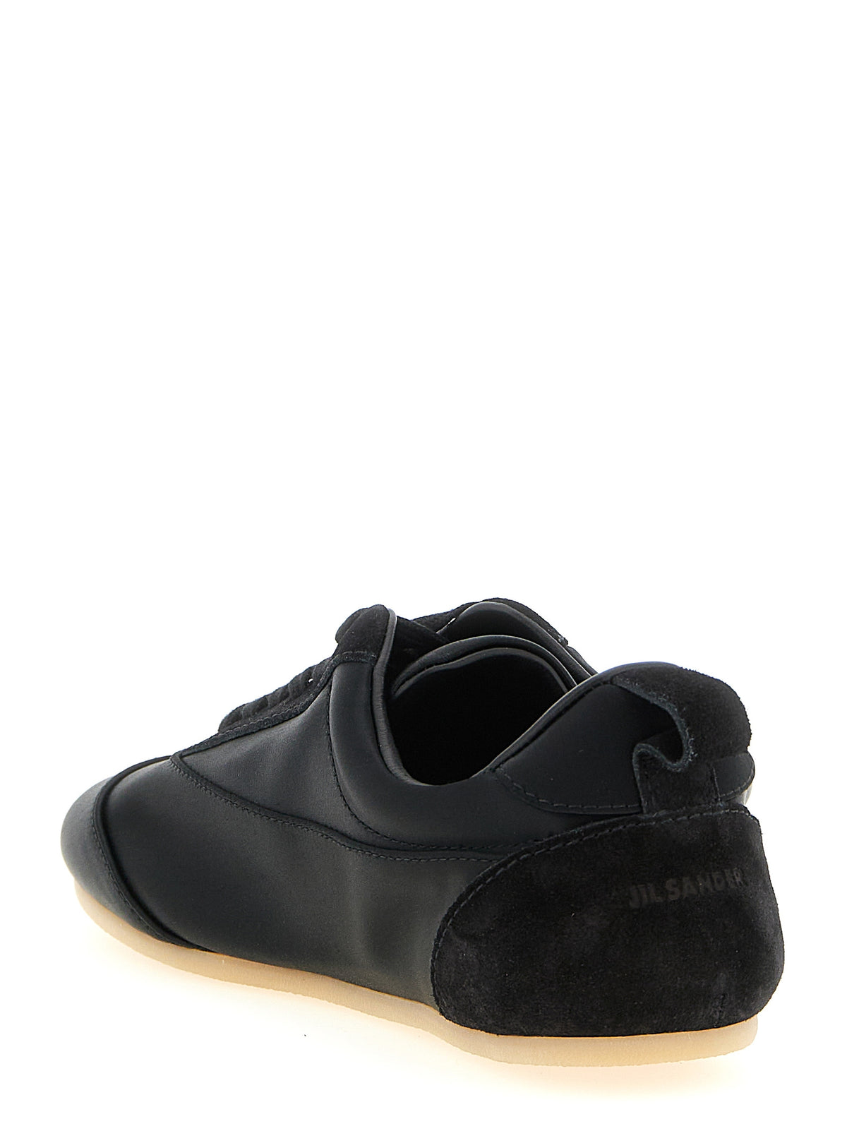 Jil Sander Black Cotton Low Top Women's Sneakers