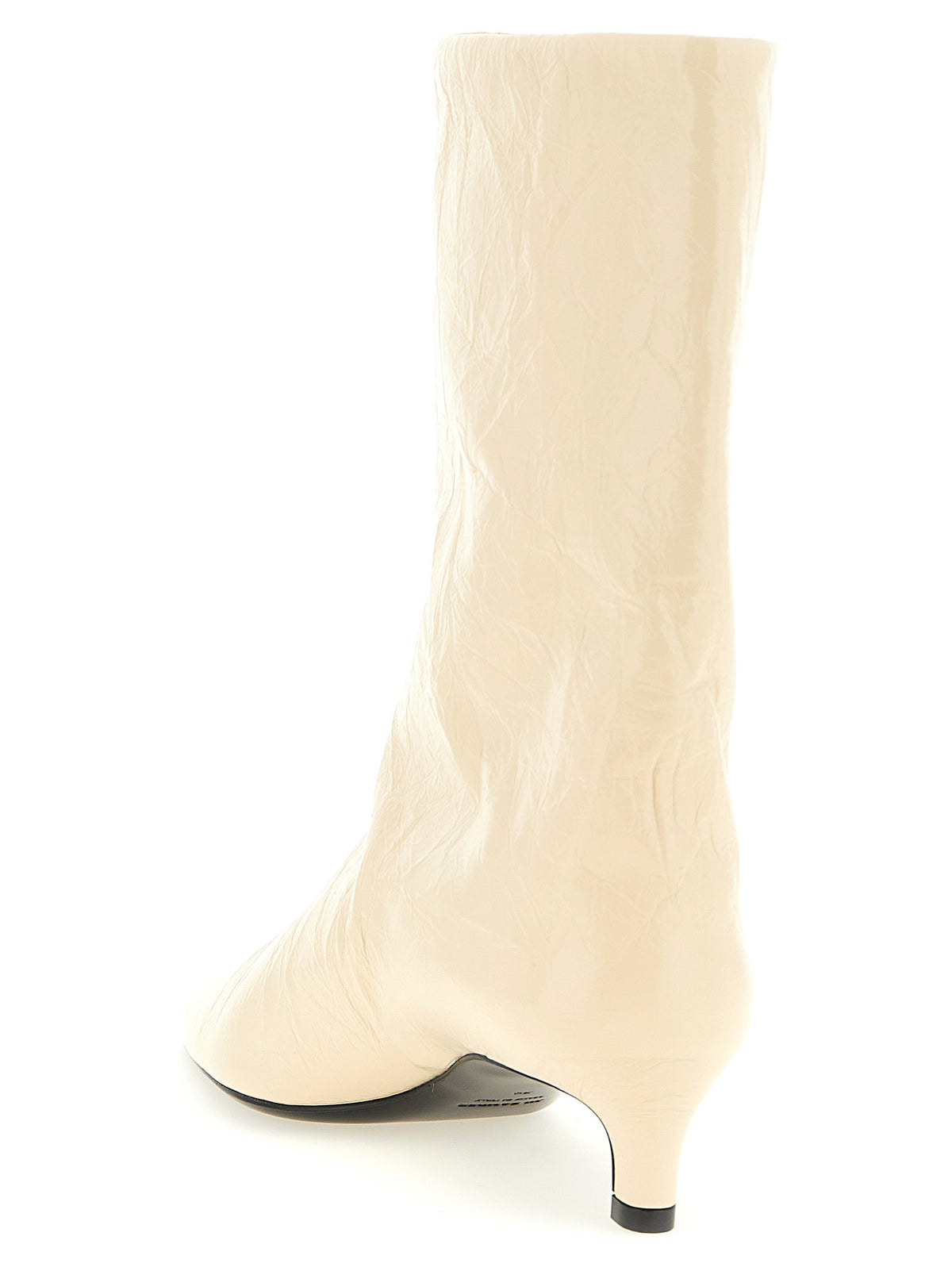 Jil Sander Beige Calfskin Ankle Women's Boots