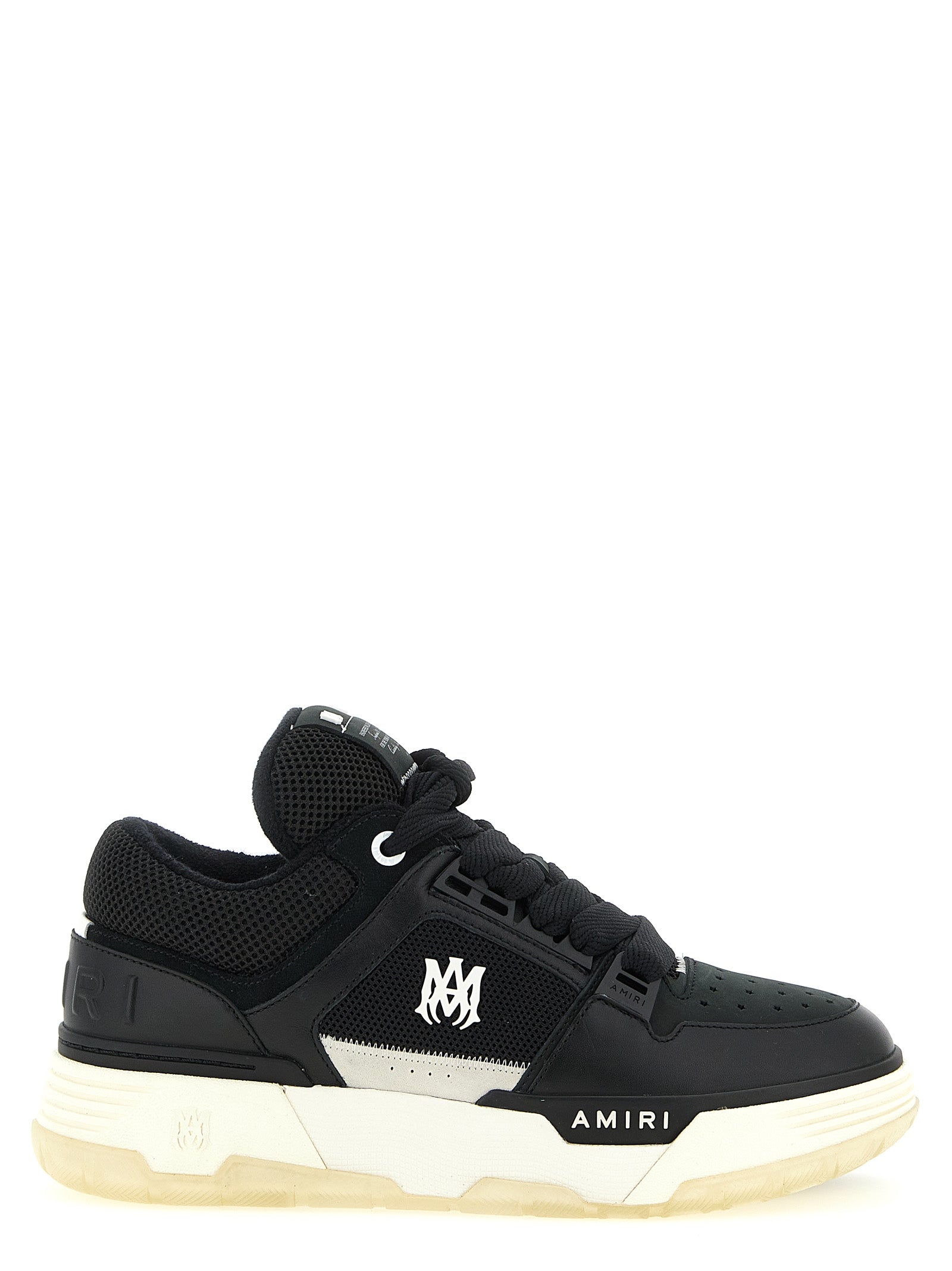 Amiri Black Calfskin Athletic Men's Sneakers