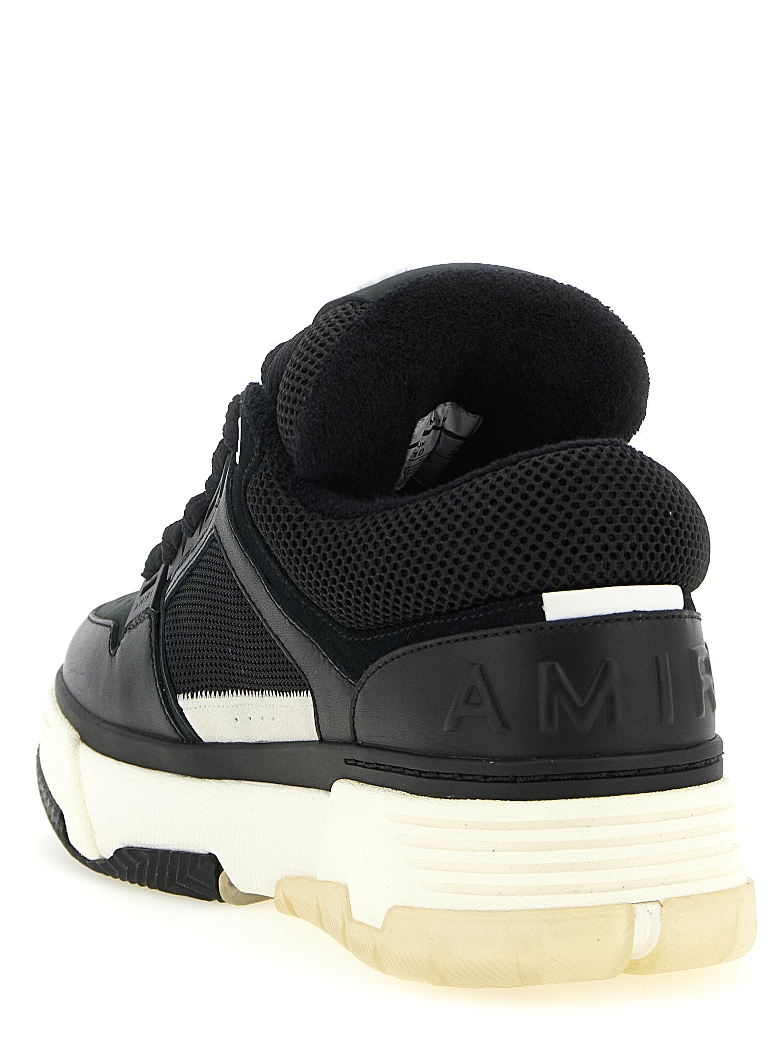 Amiri Black Calfskin Athletic Men's Sneakers