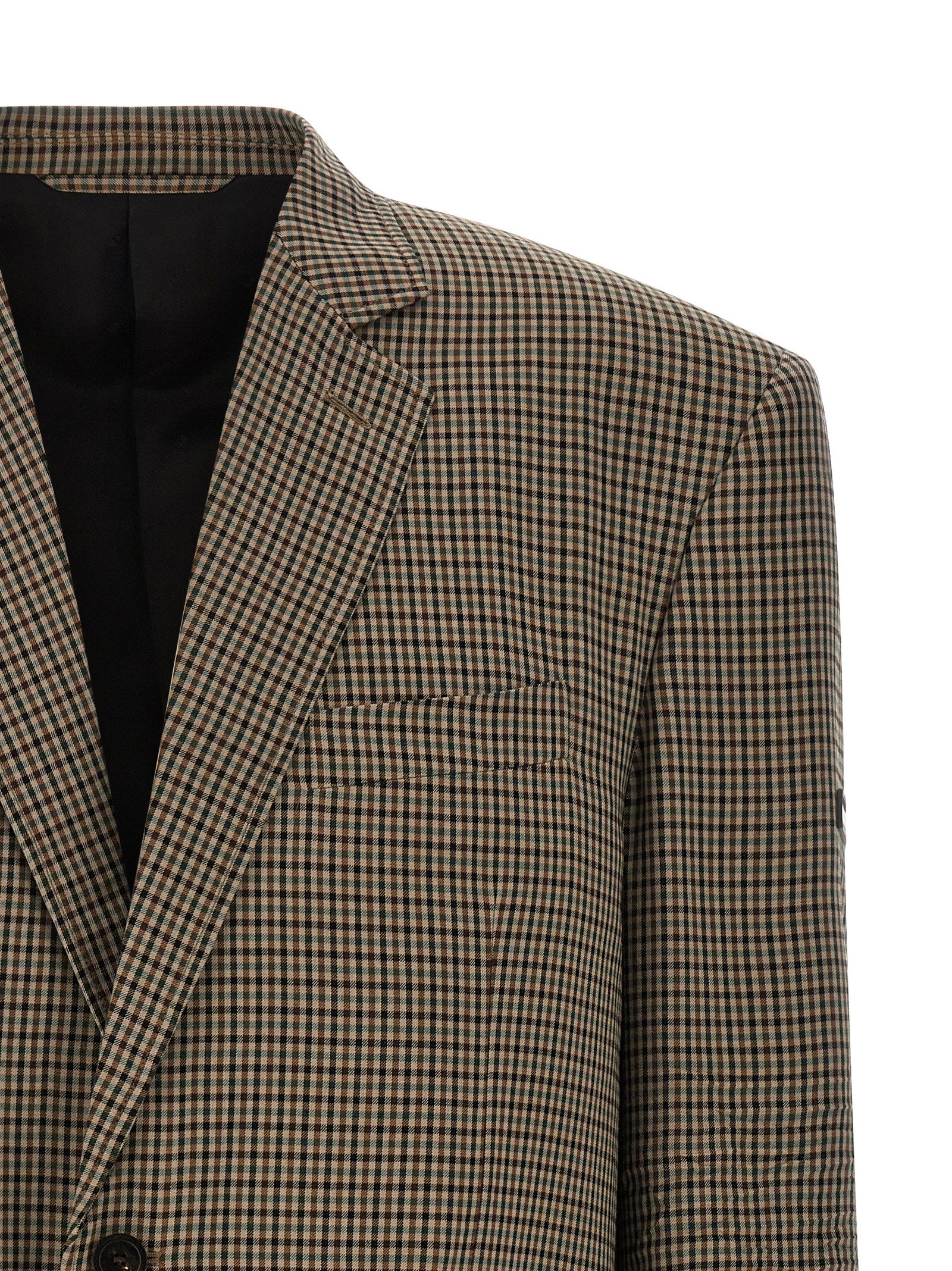 Balenciaga Brown Lyocell Men's Blazer