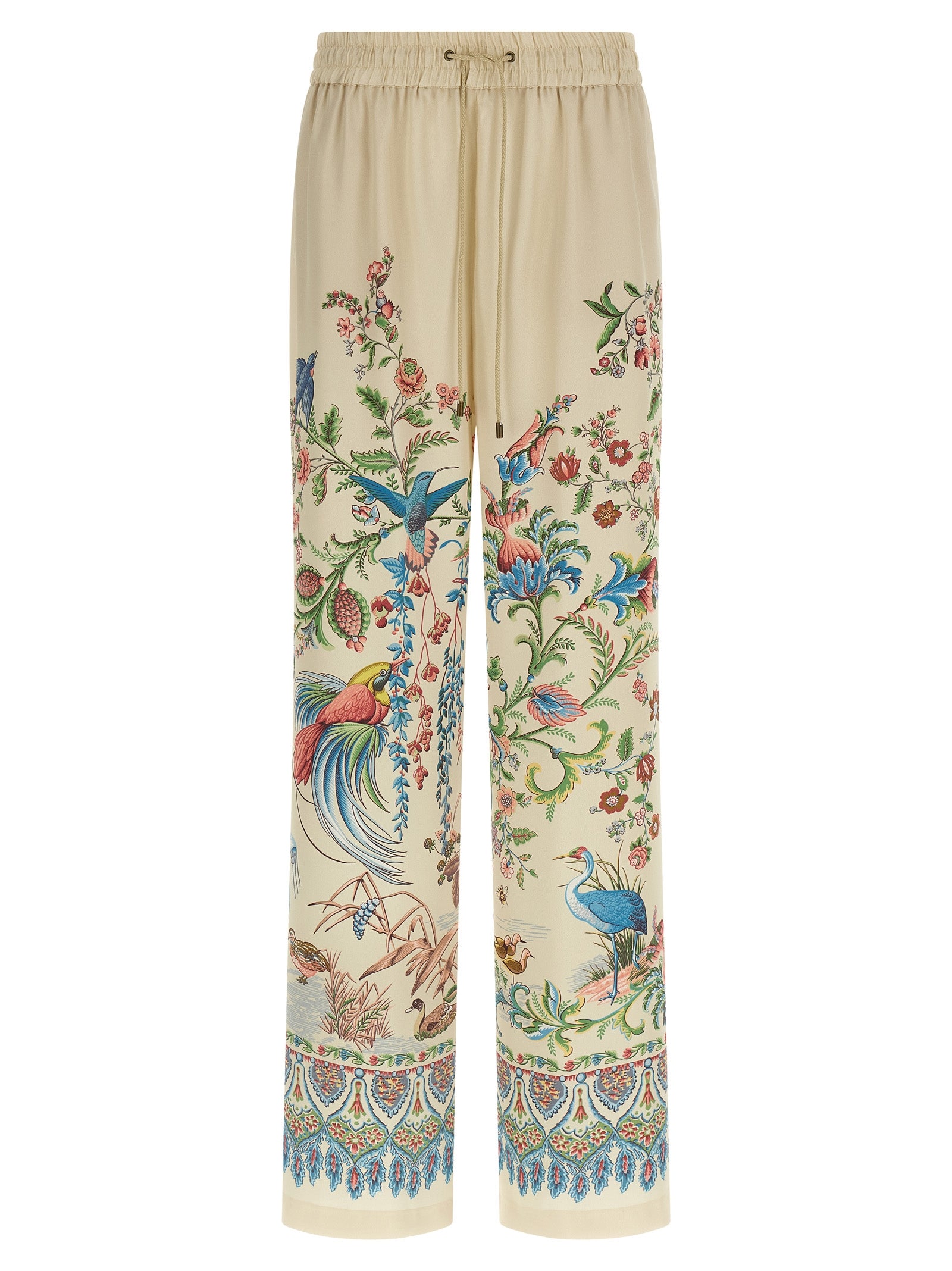 Etro Beige Polyester Casual Women's Pants