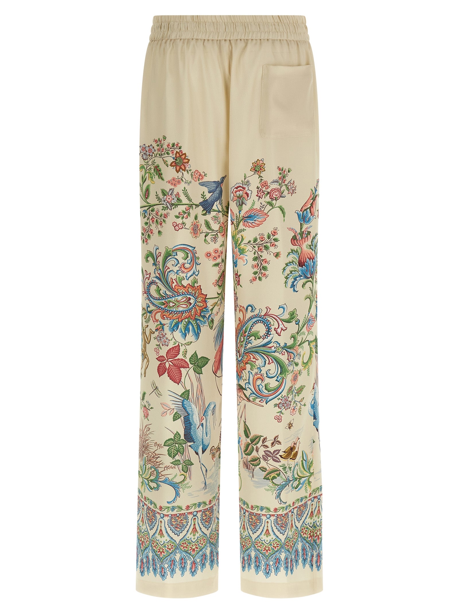Etro Beige Polyester Casual Women's Pants