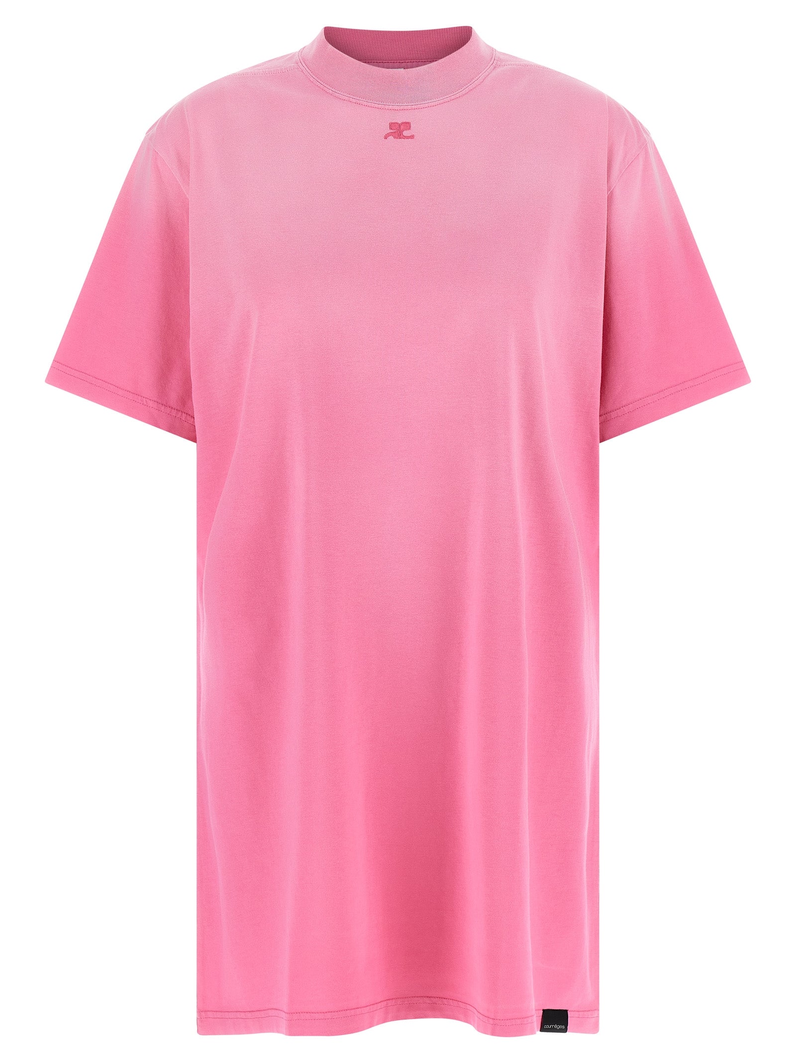 Courrèges Multicolor Cotton Short Women's Dress