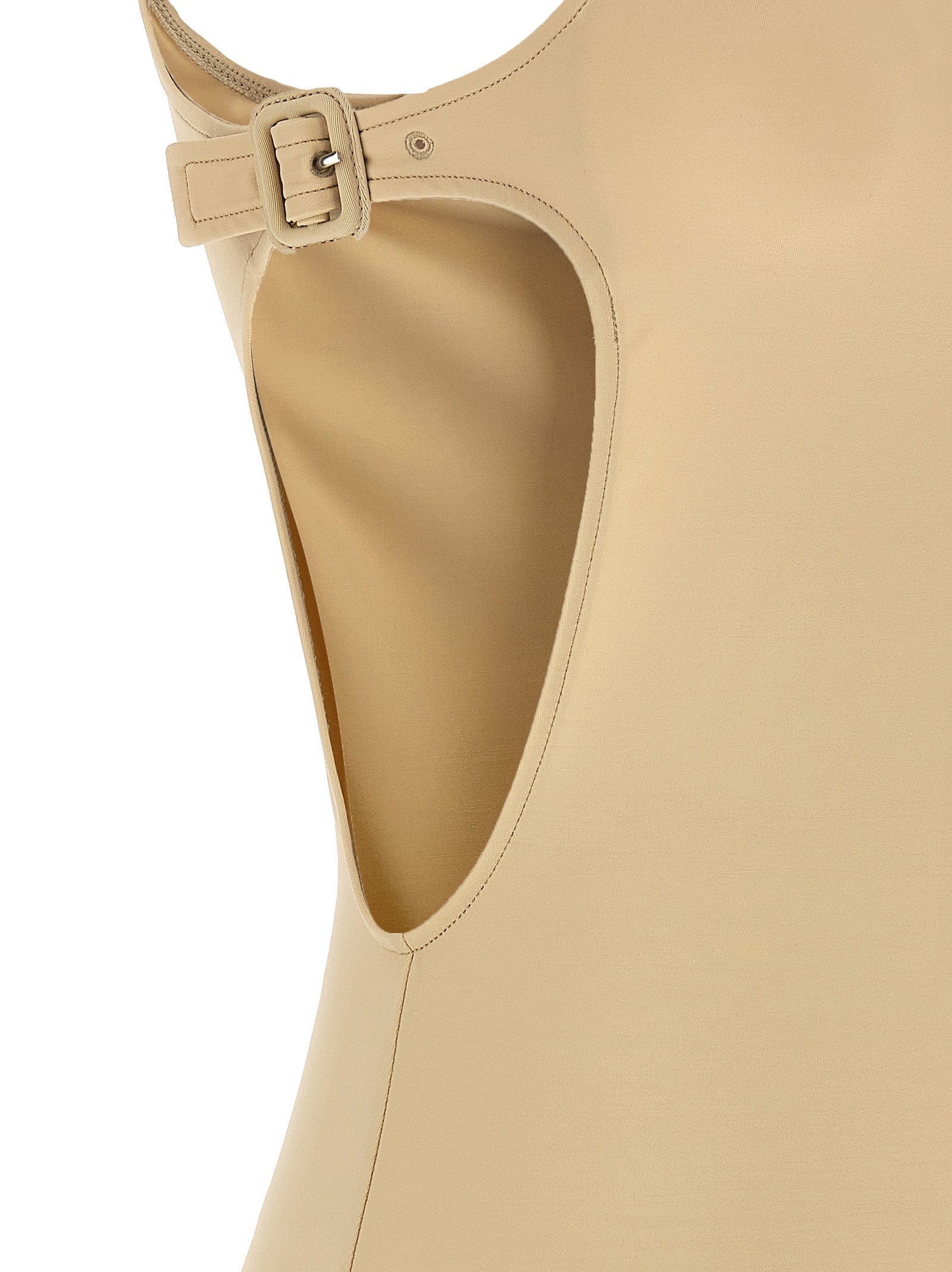 Courrèges Beige Polyamide Women's Bodysuit