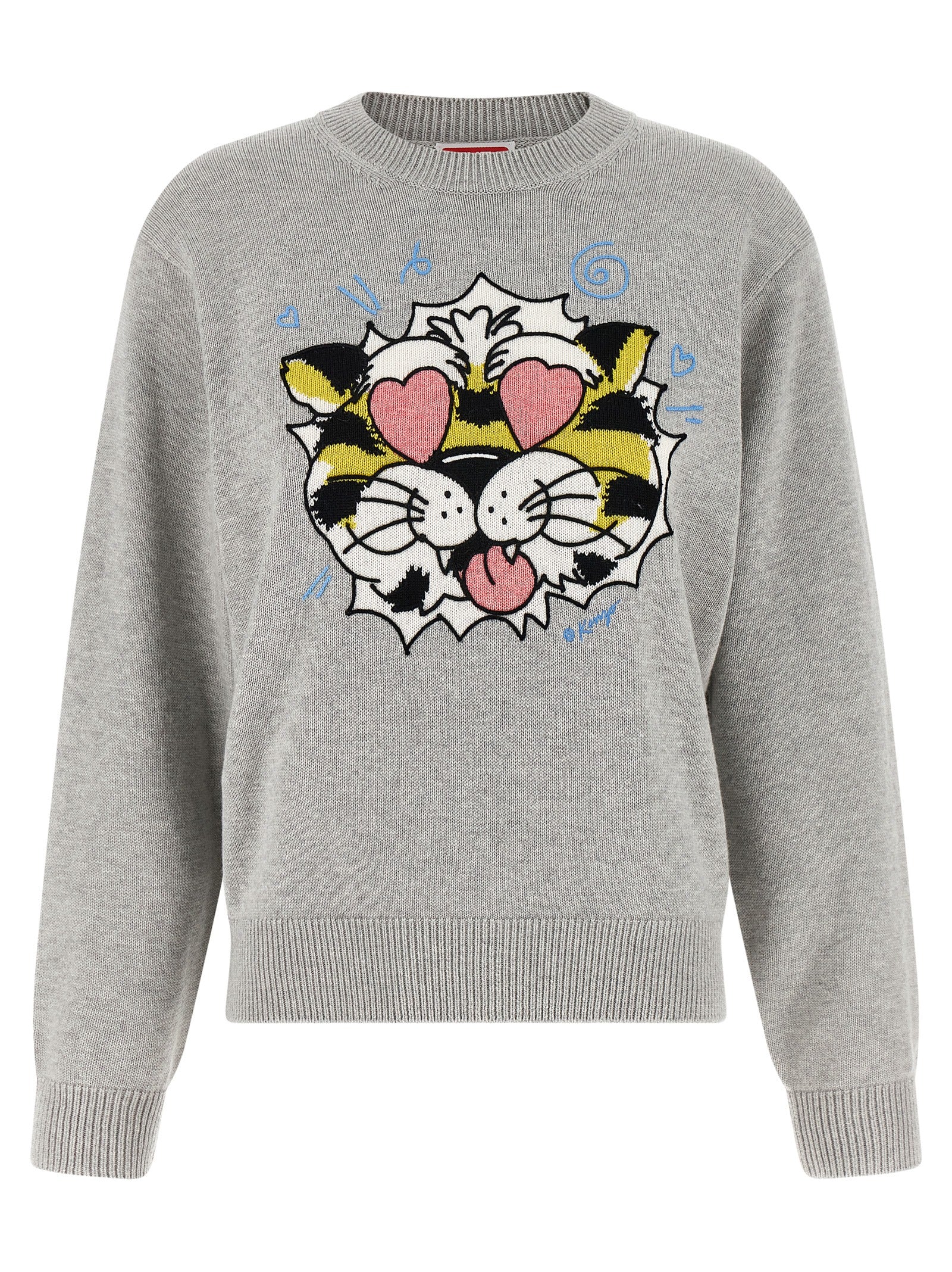 Kenzo Gray Wool Women's Cardigan