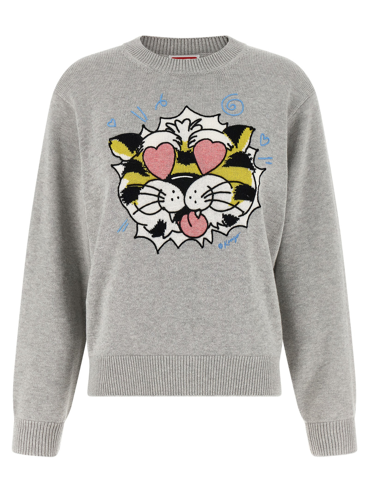 Kenzo Gray Wool Women's Cardigan