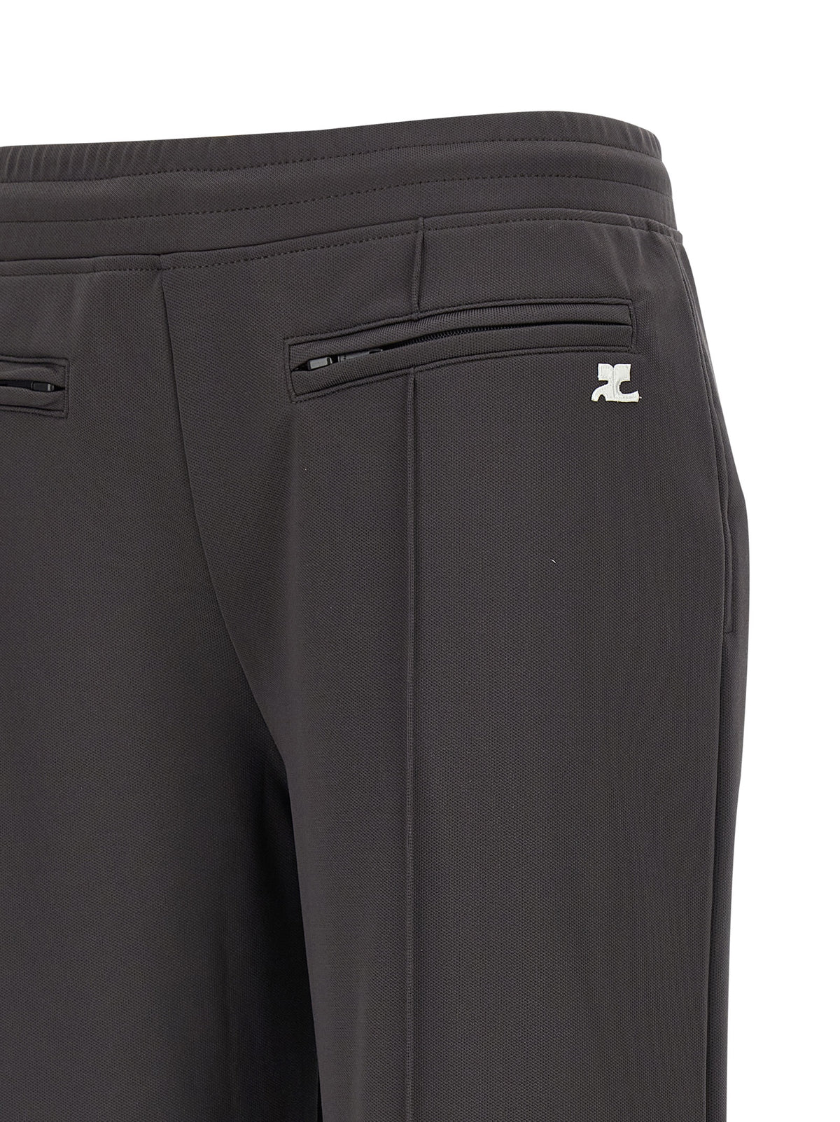 Courrèges Gray Polyester Joggers (Workout Women's Pants)