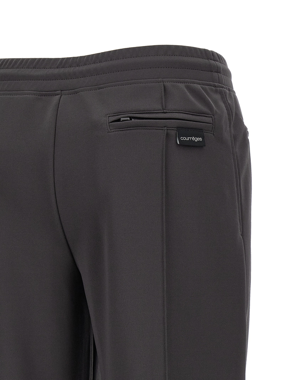 Courrèges Gray Polyester Joggers (Workout Women's Pants)