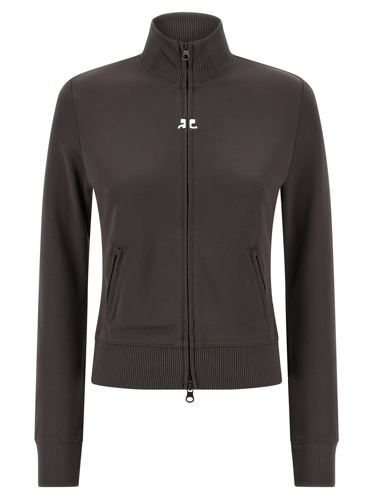 Courrèges Gray Polyester Women's Sweatshirt