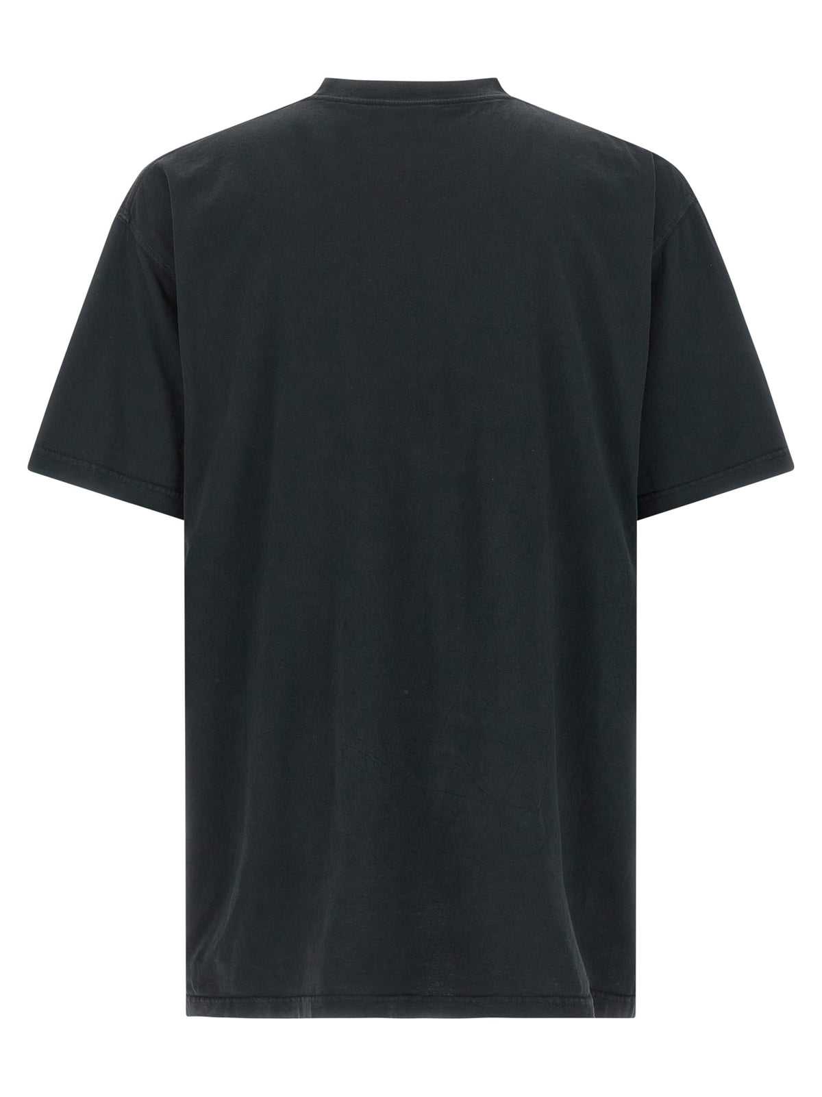 Balenciaga Black Cotton Men's T-Shirt