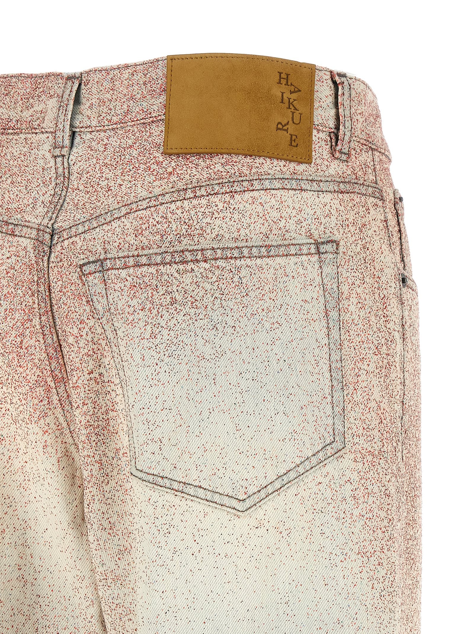 Haikure Gray Cotton Straight-Leg Women's Jeans