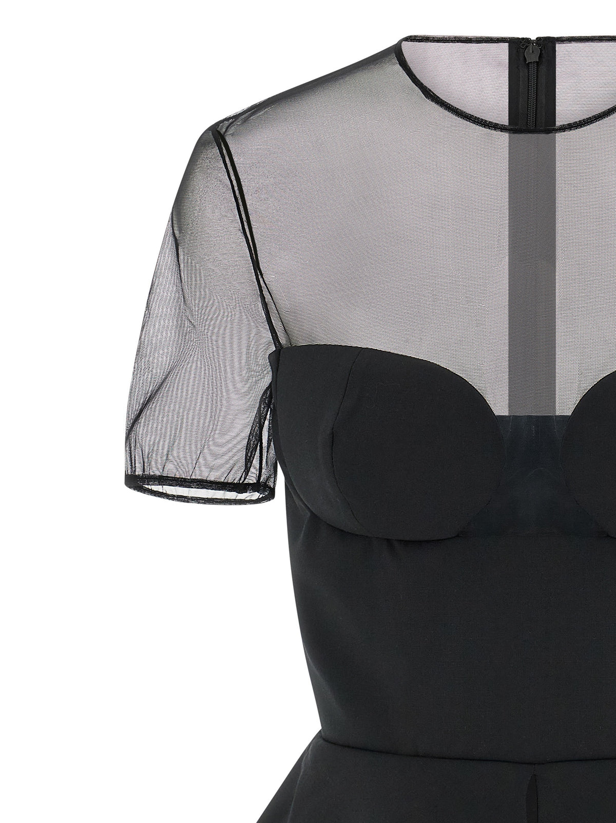 Nensi Dojaka Black Virgin Wool Tank Women's Tops