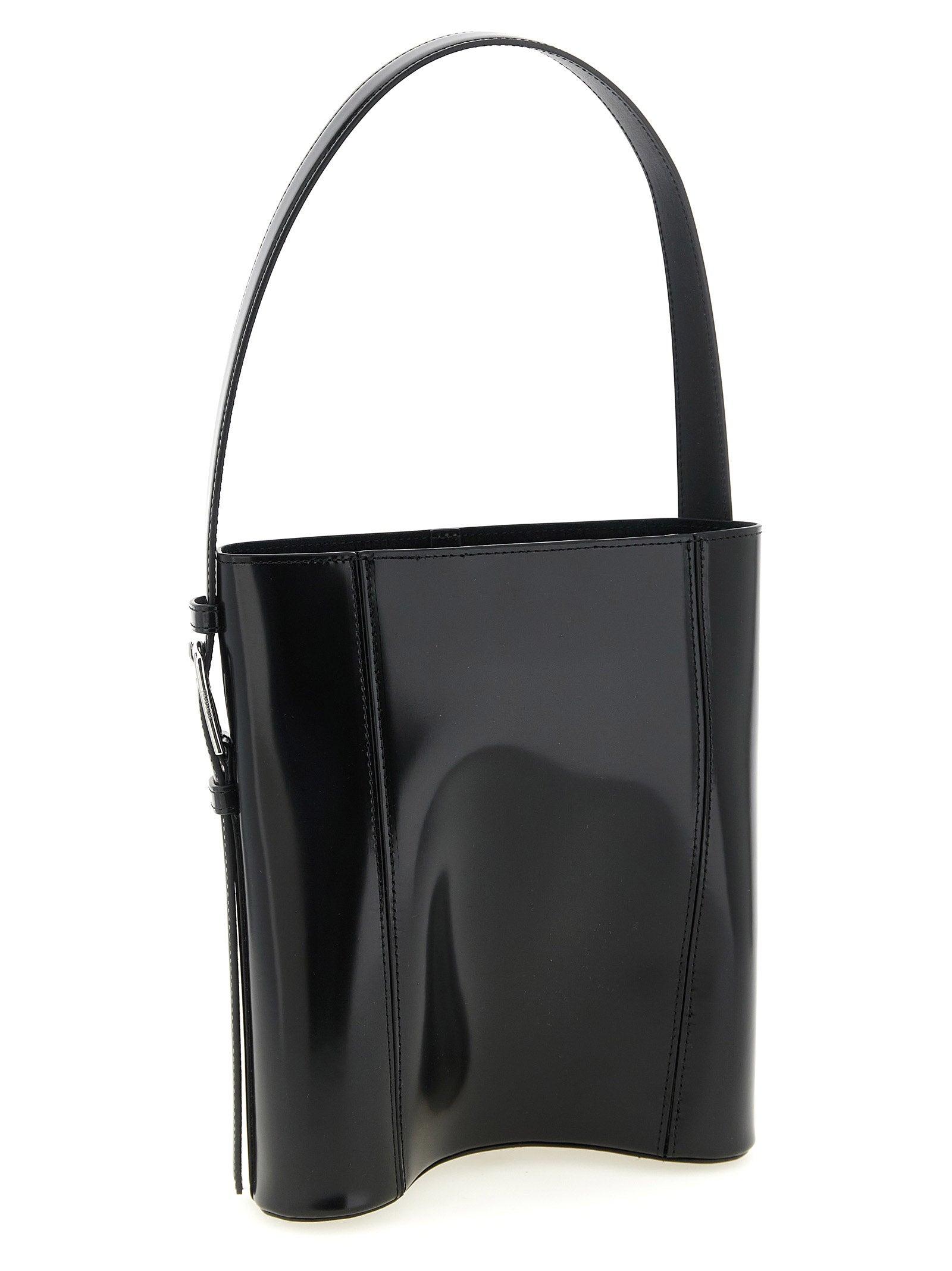 Coperni Black Cowhide Shoulder Women's Bag