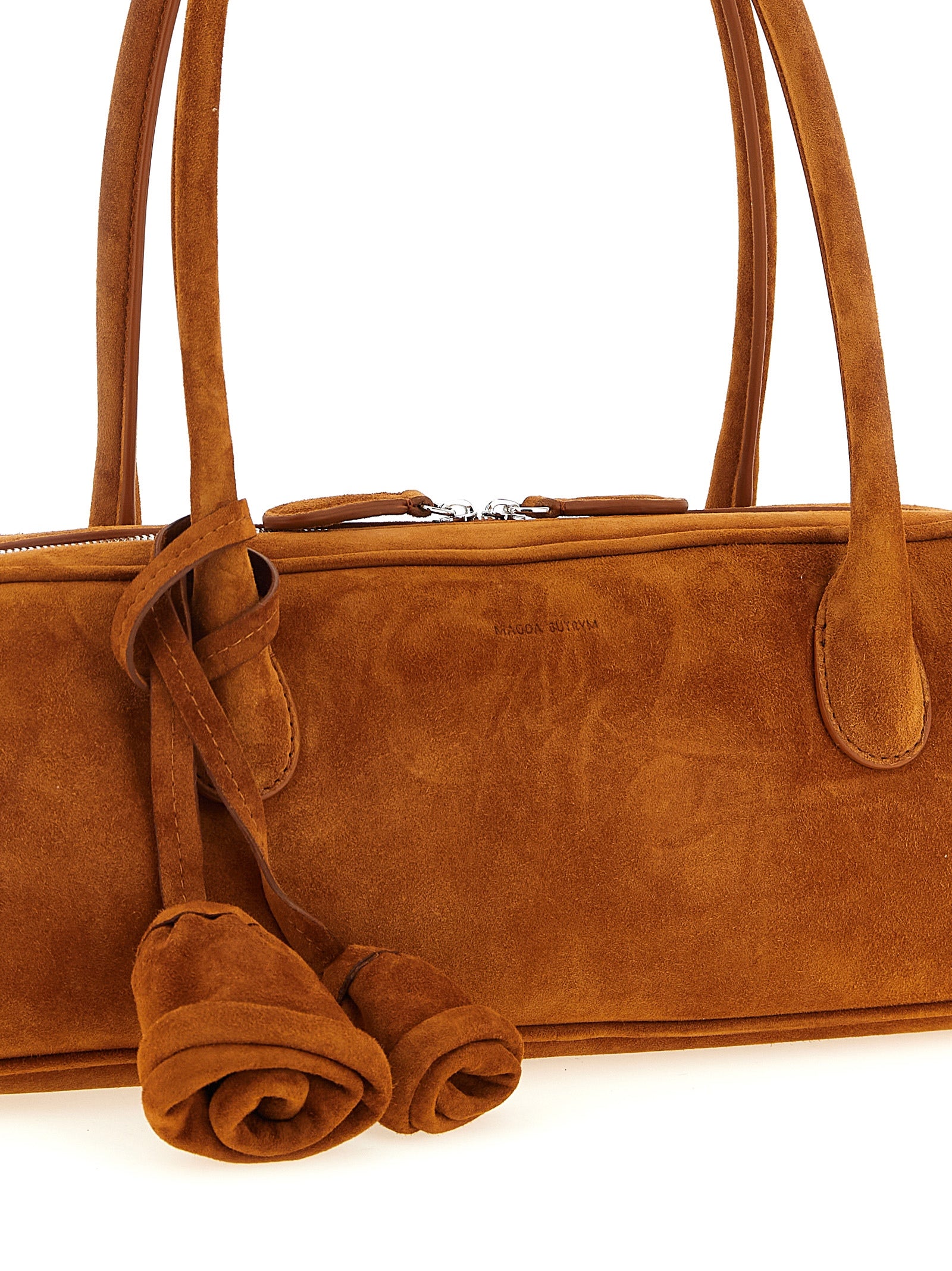 Magda Butrym Brown Calfskin Shoulder Women's Bag