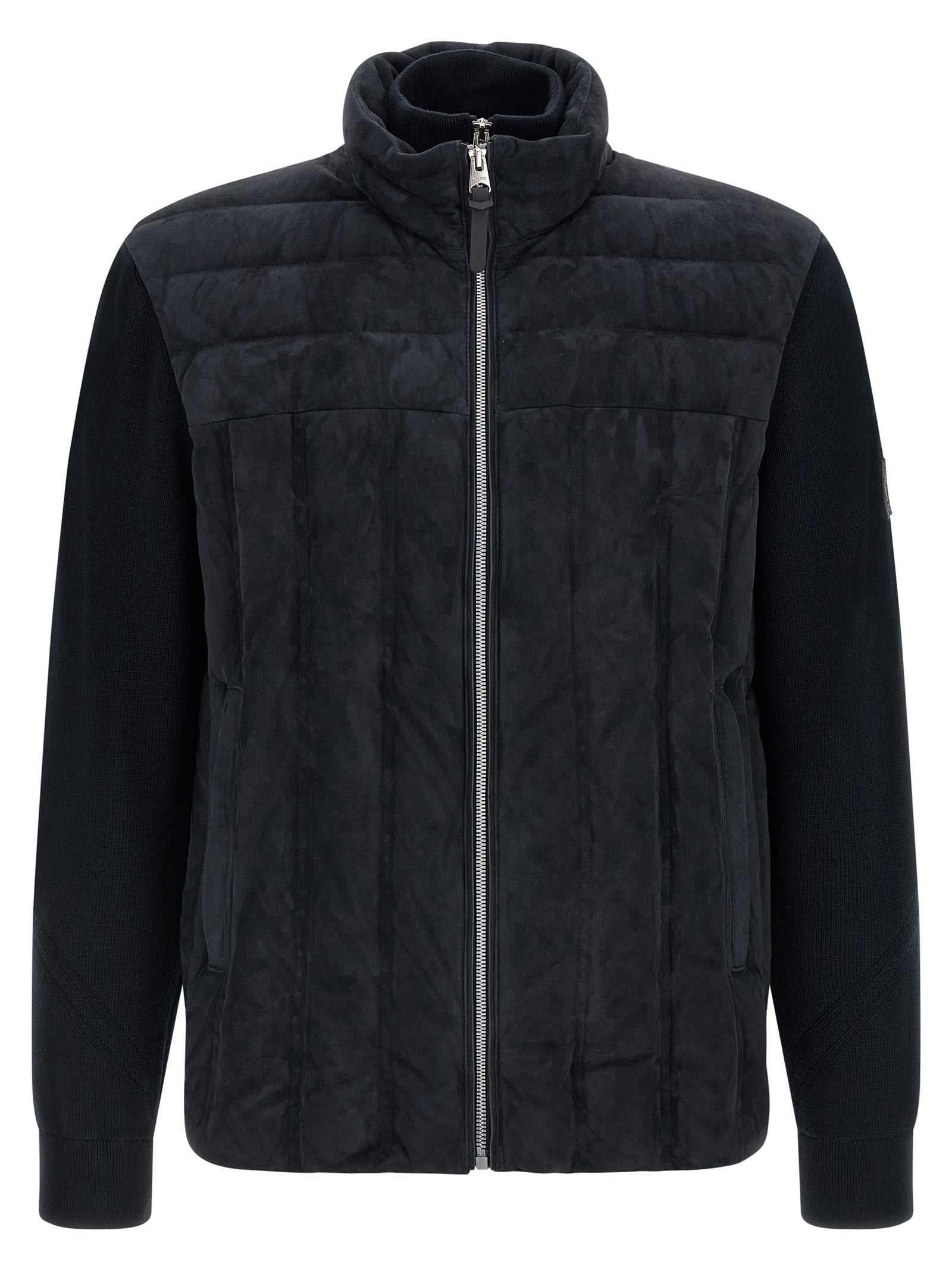 Mackage Blue Virgin Wool Full-Length Men's Jacket