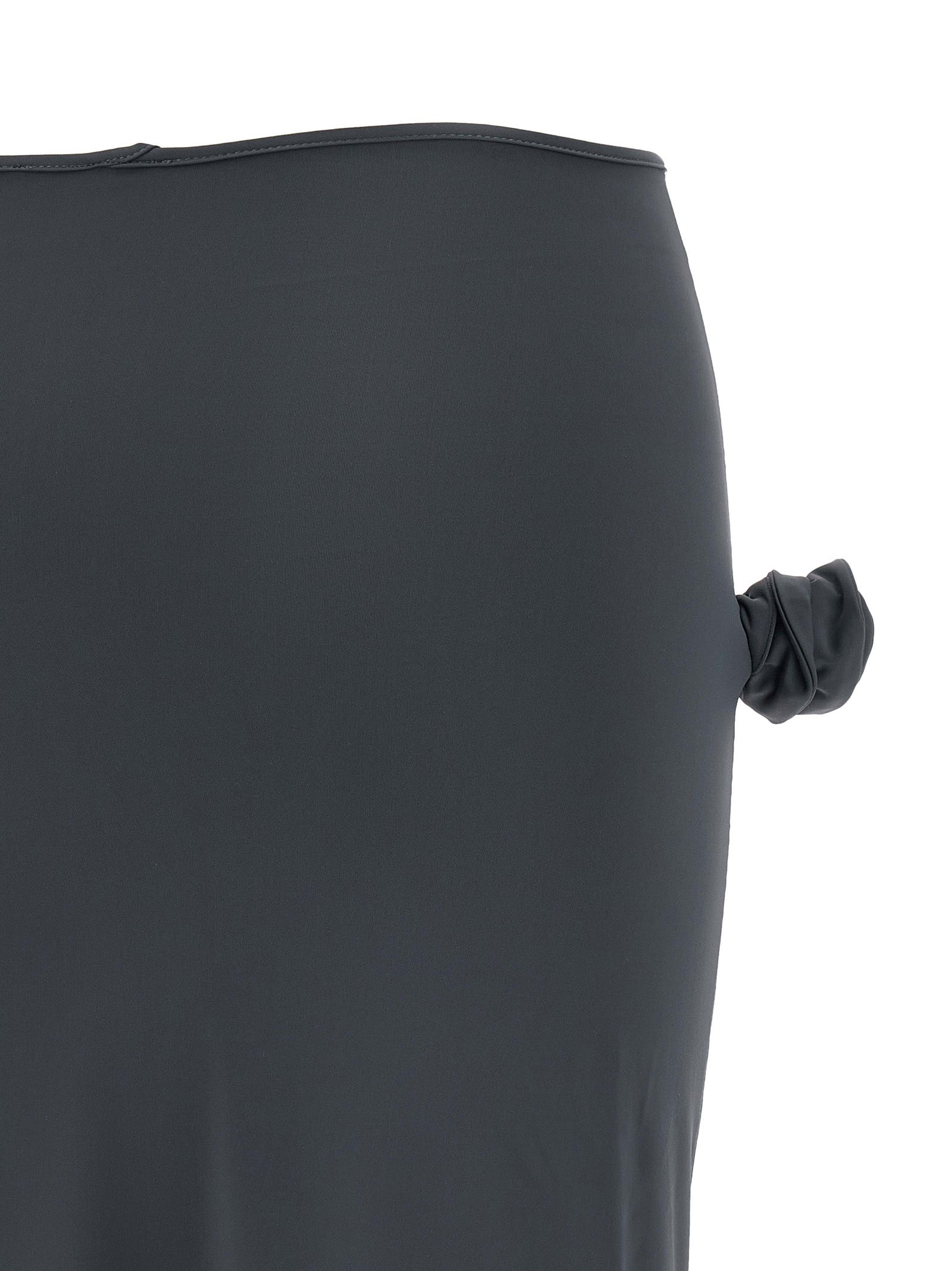 Coperni Gray Polyamide Midi Women's Skirt