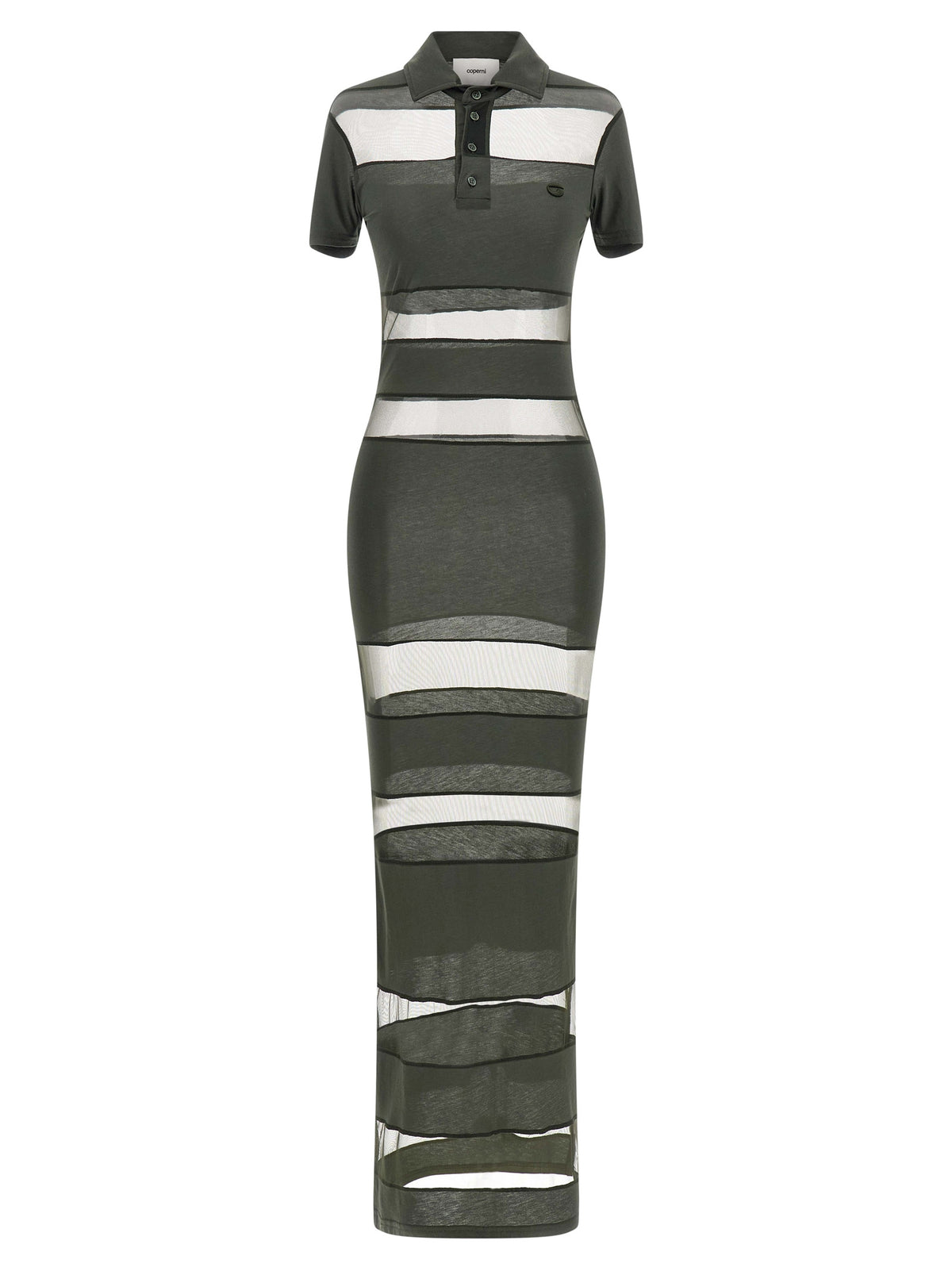 Coperni Bicolor Cotton Long Women's Dress