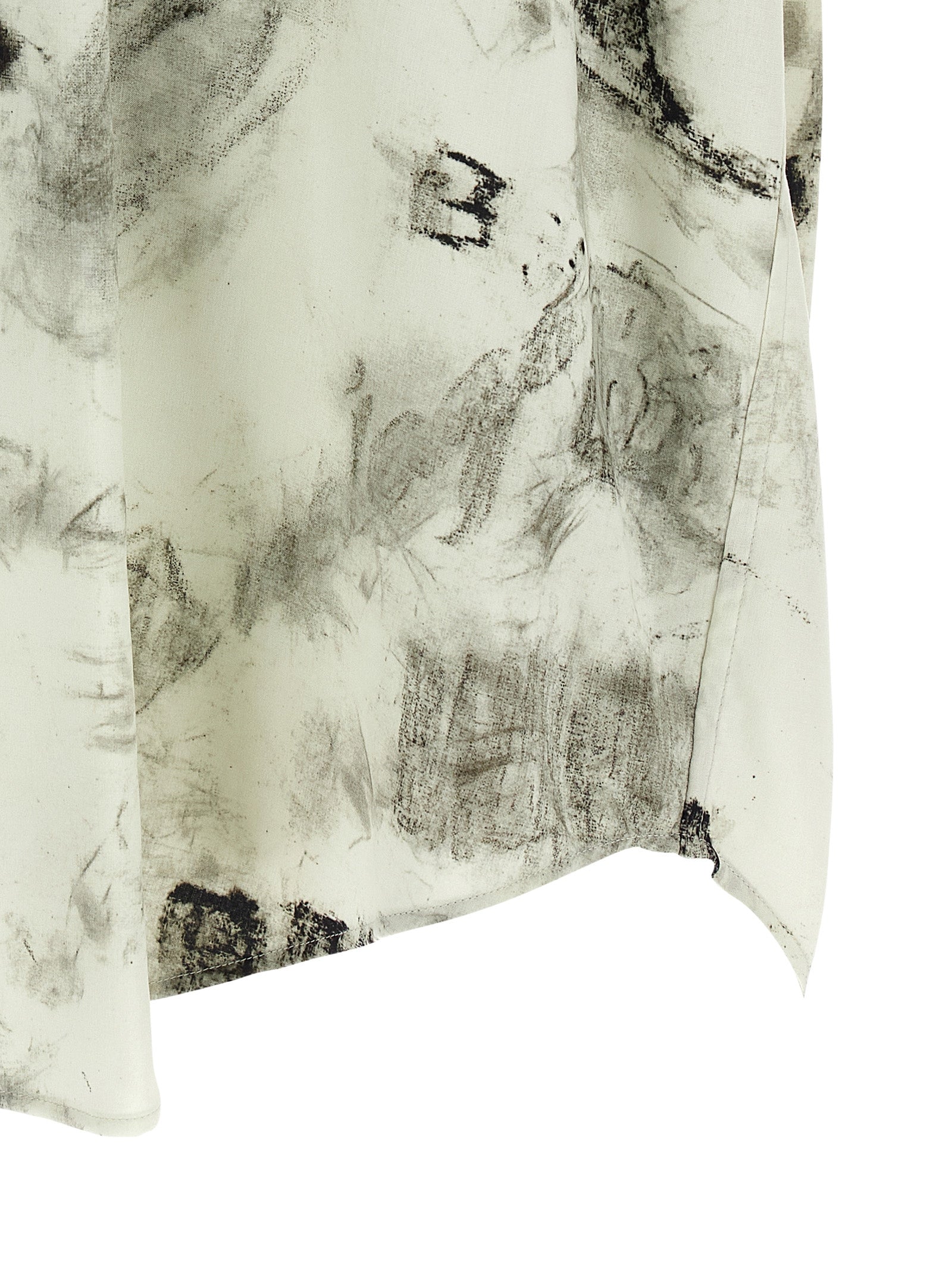 Balenciaga Gray Viscose Men's Blouse