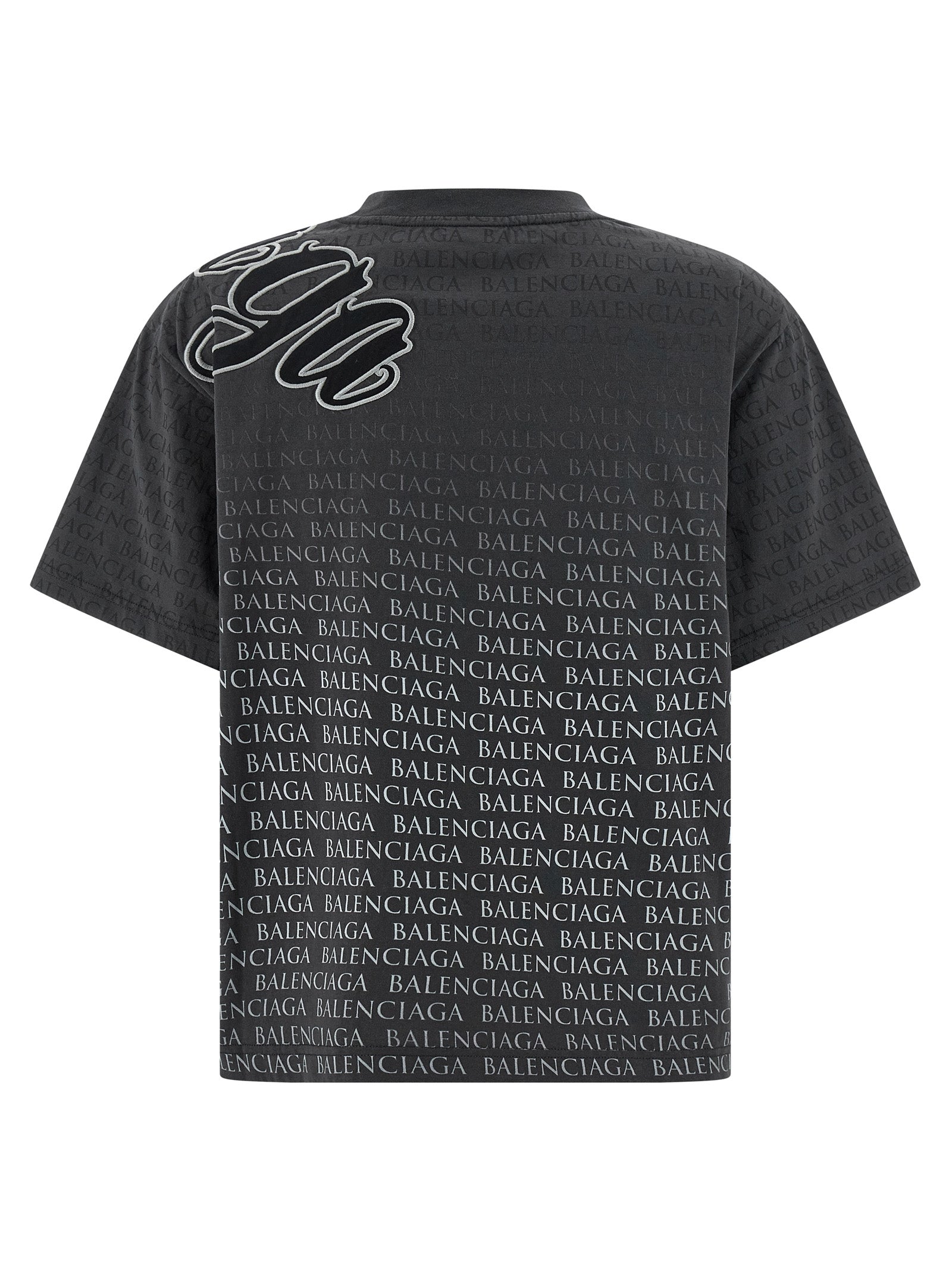 Balenciaga Black Cotton Women's T-Shirt