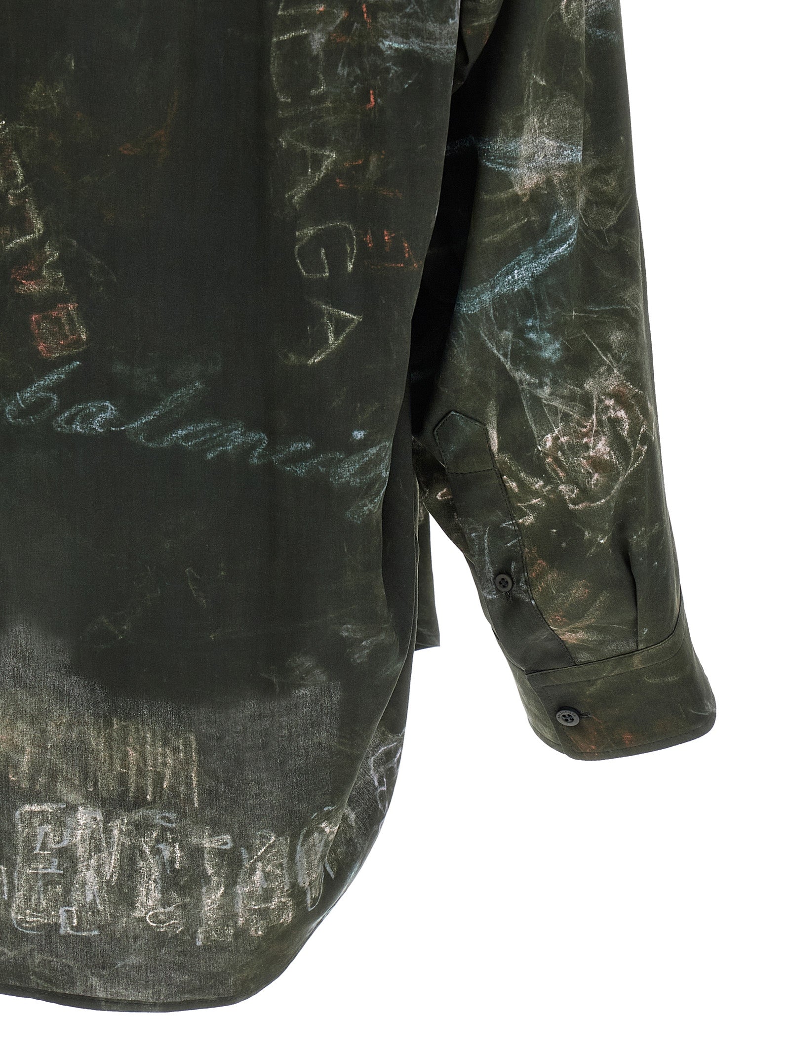 Balenciaga Black Viscose Men's Blouse
