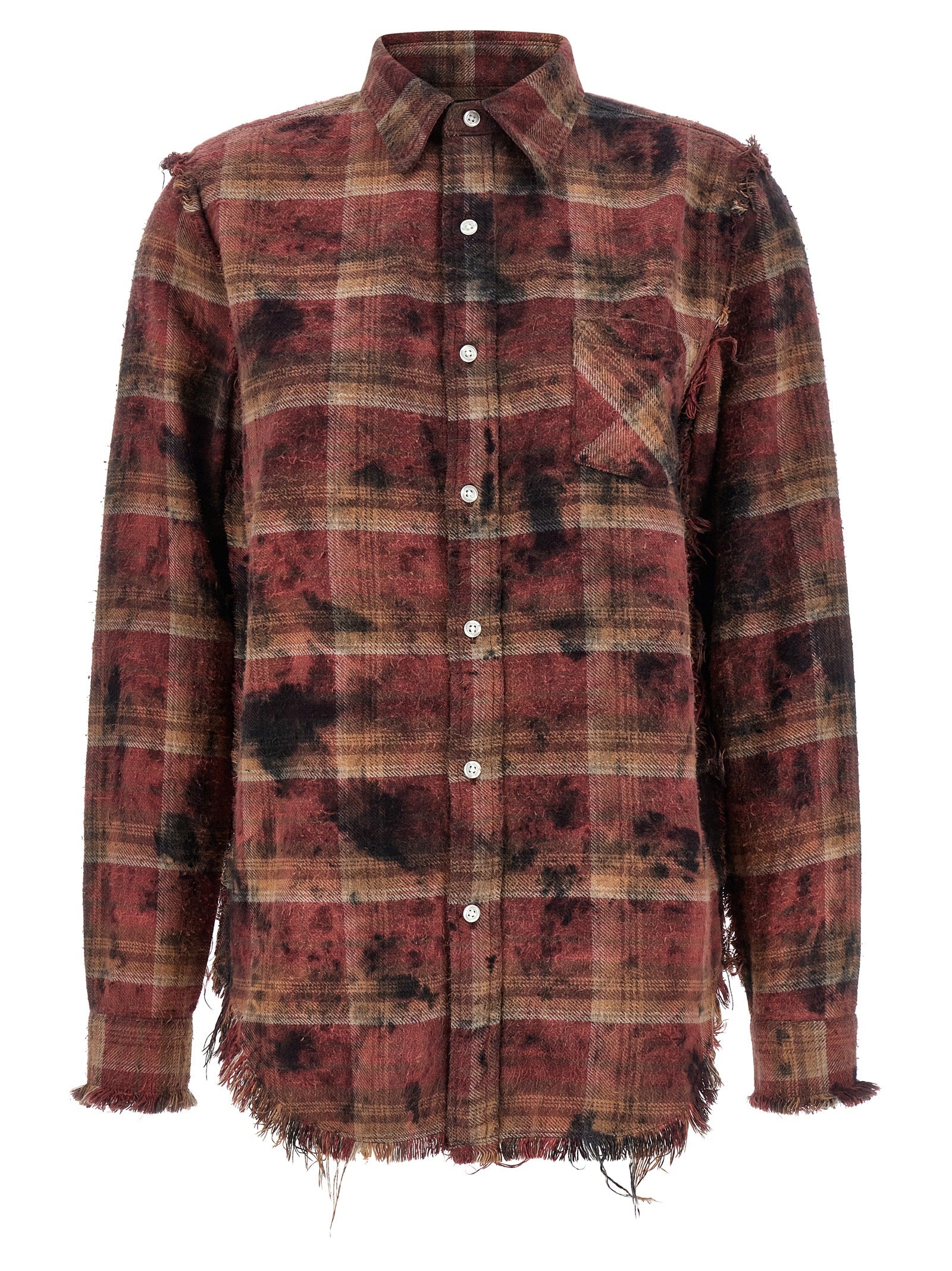 R13 Red Cotton Women's Blouse