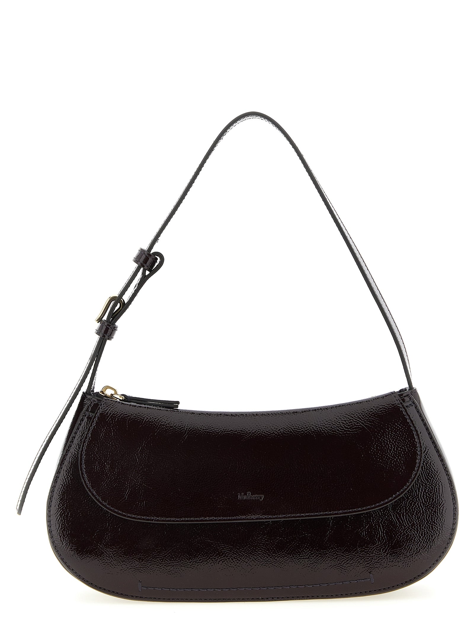 Mulberry Purple Calfskin Shoulder Women's Bag