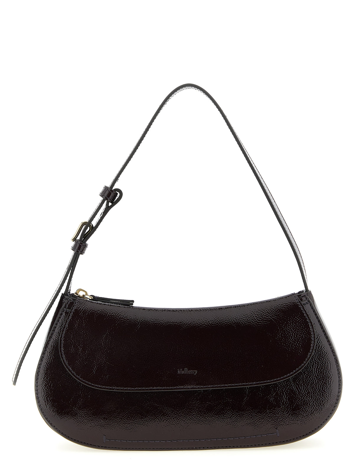 Mulberry Purple Calfskin Shoulder Women's Bag