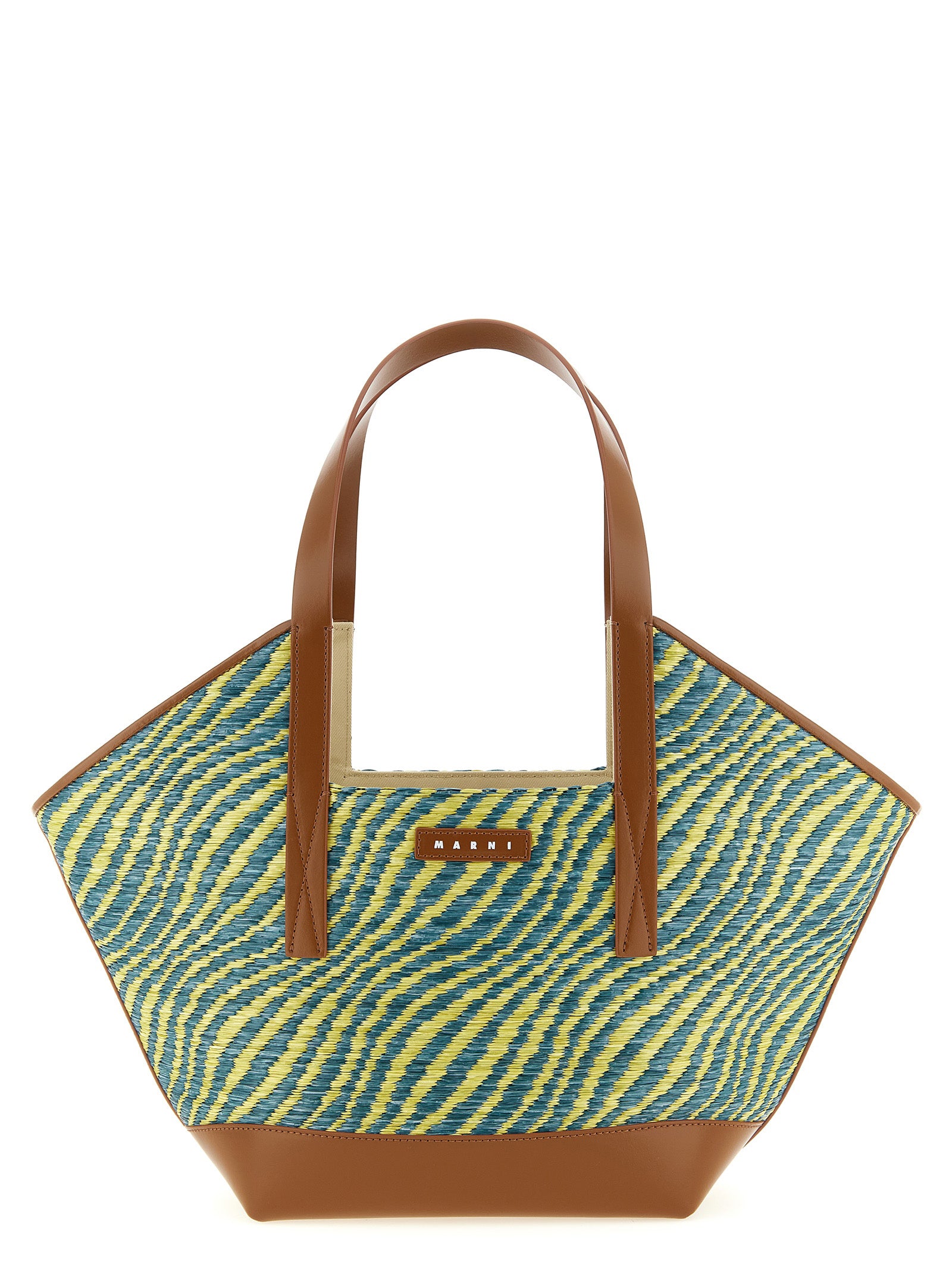 Marni Bicolor Polyamide Tote Women's Bag