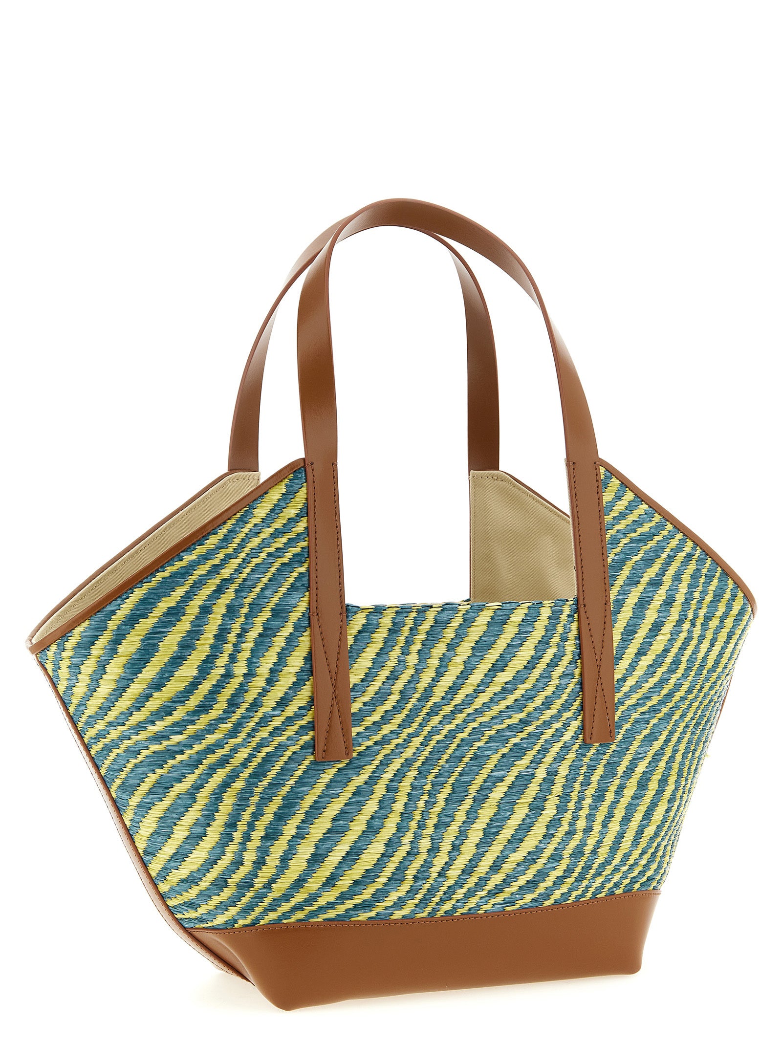 Marni Bicolor Polyamide Tote Women's Bag