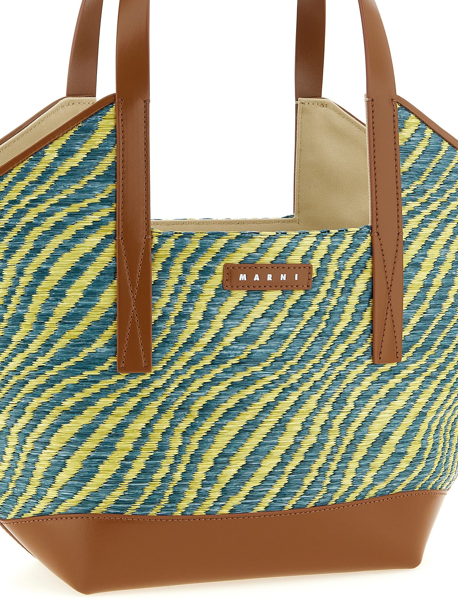Marni Bicolor Polyamide Tote Women's Bag