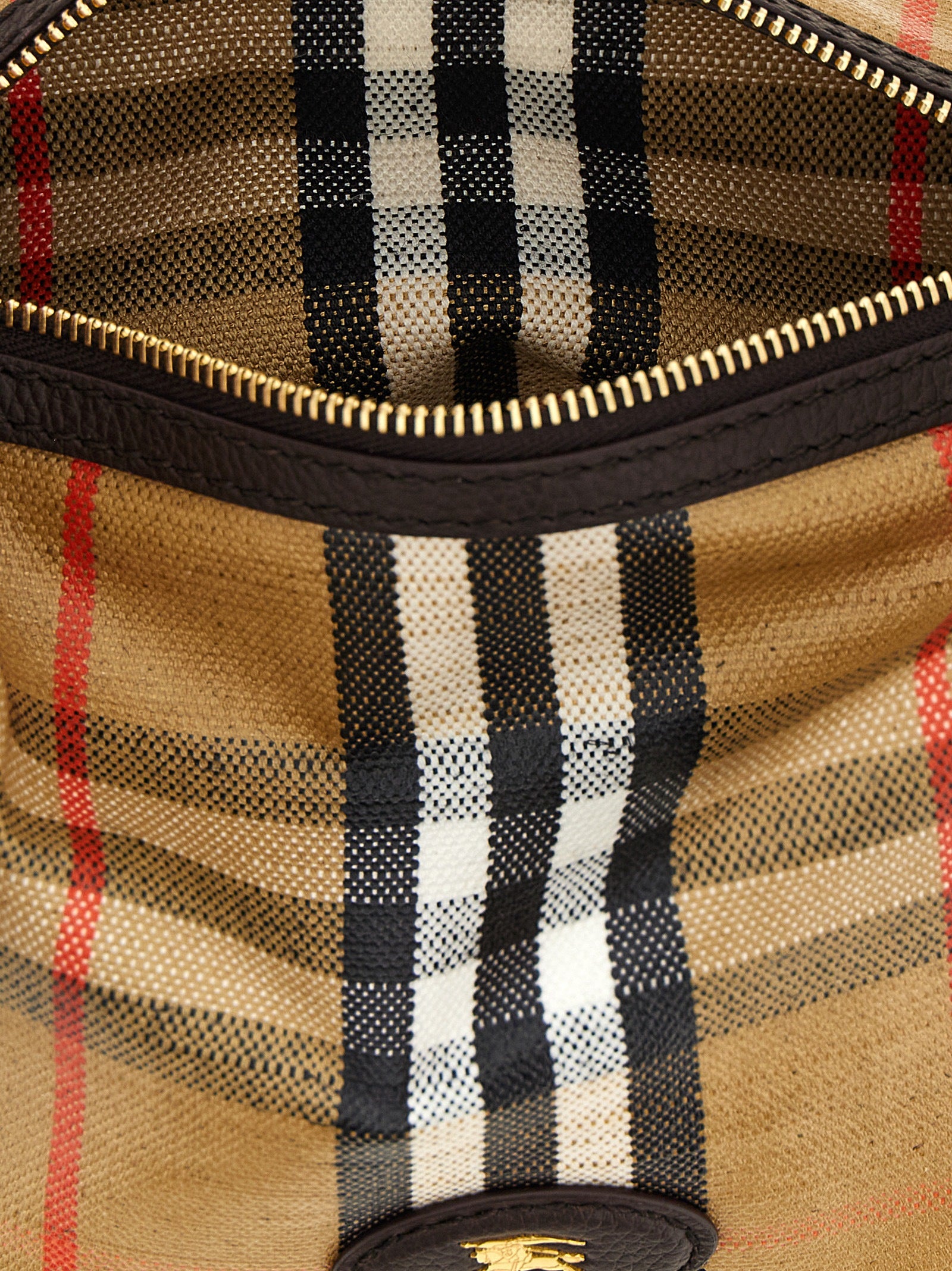 Burberry Beige Cotton Women's Handbag